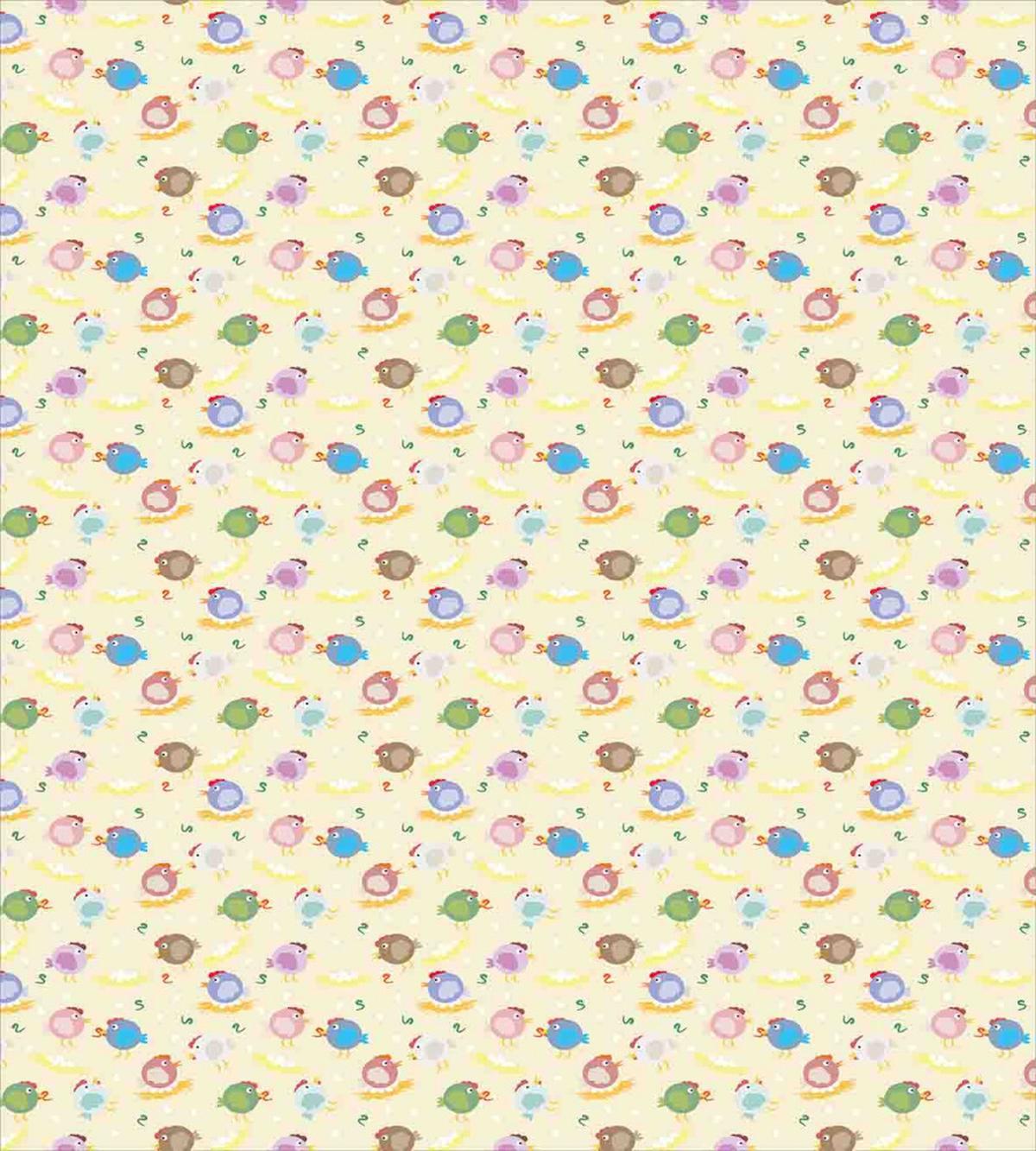 Chicks Worms Egg Nests — Pattern