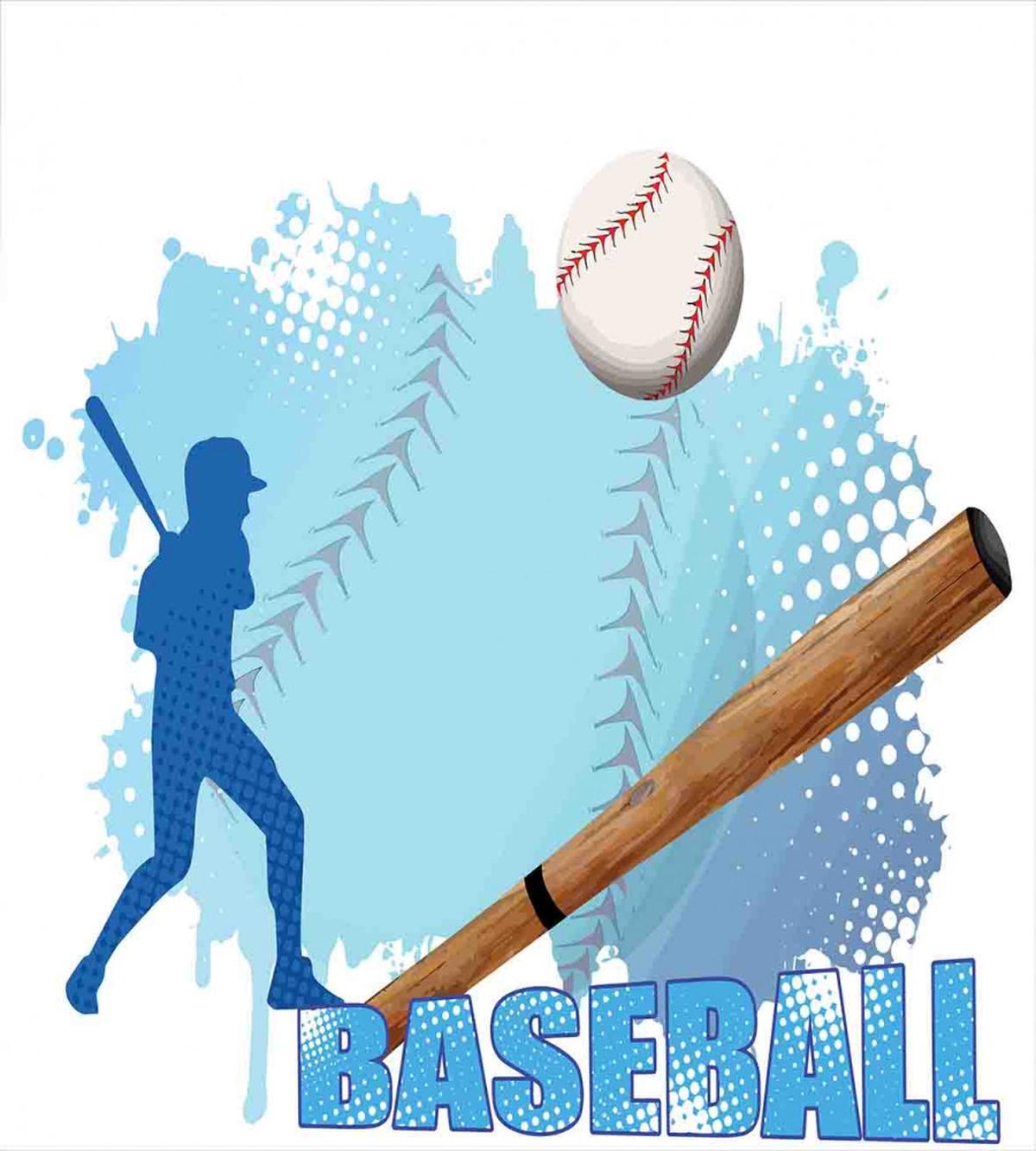 Baseball Sport Cartoon — Pattern