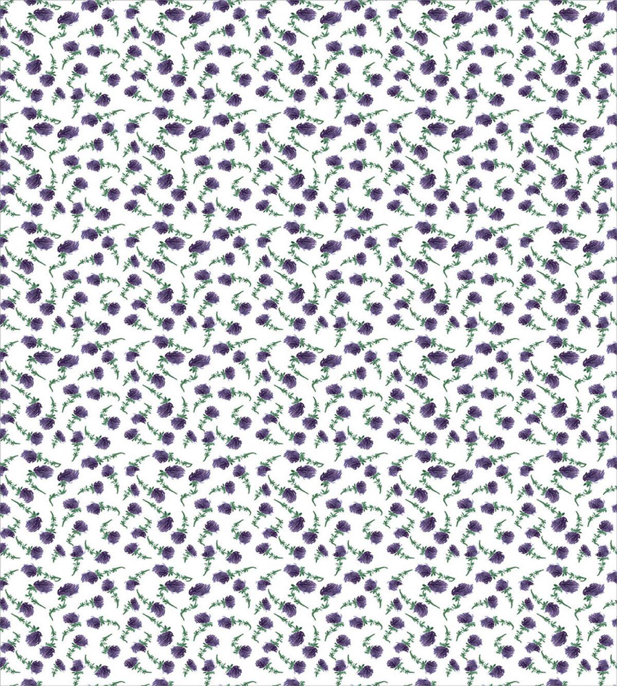 Watercolor Design Flowers — Pattern