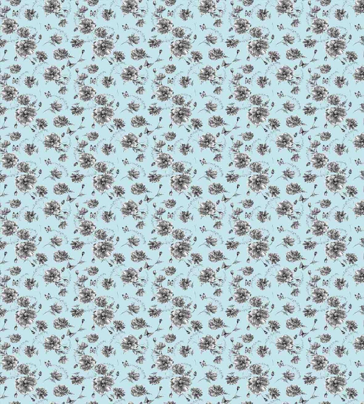 Monochrome WildFlowers — Pattern