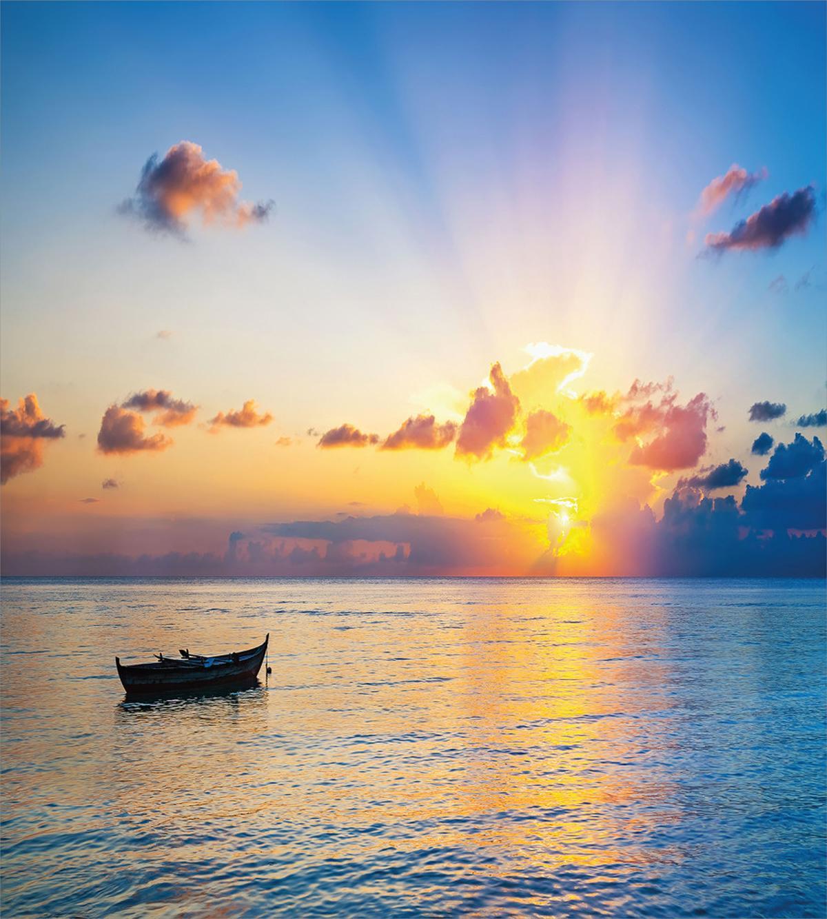 Rising Sun Sea Maldives — Pattern
