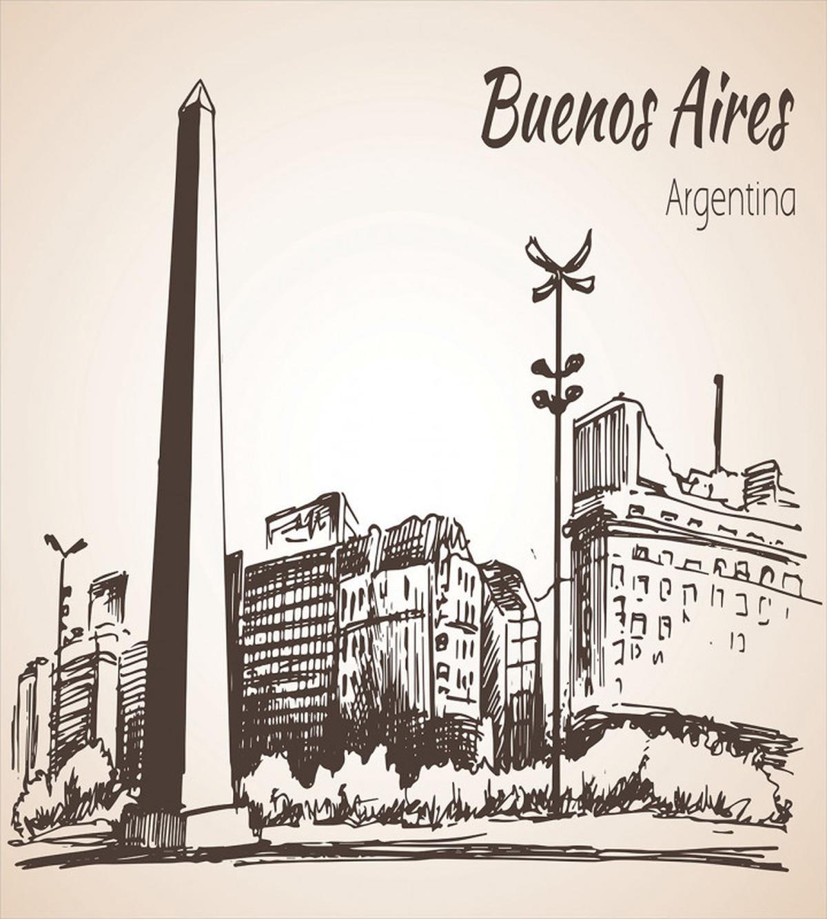 Buenos Aires City Monument — Pattern