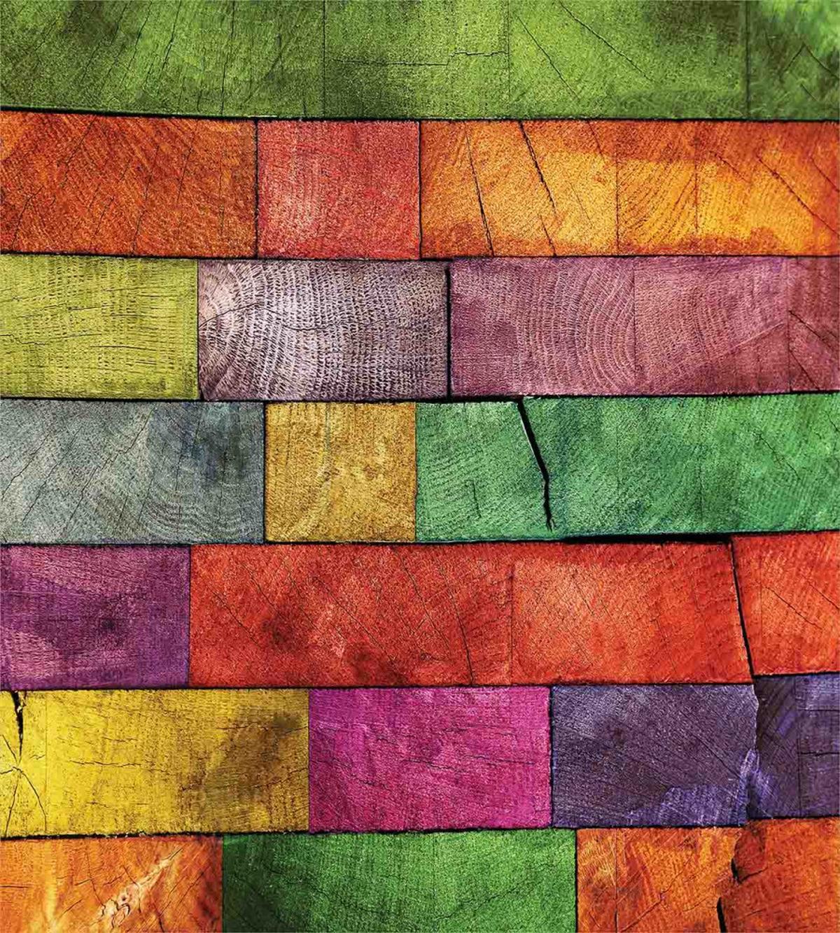 Rainbow Timber Art — Pattern