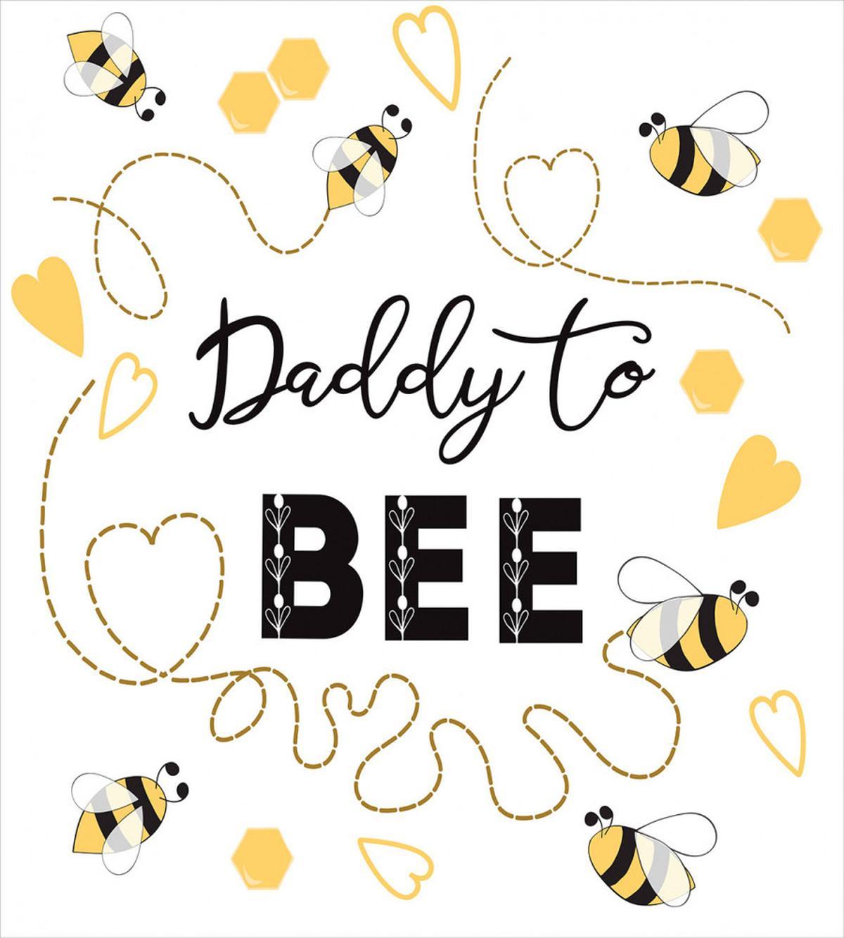 Funny Daddy to Bee Typography — Pattern