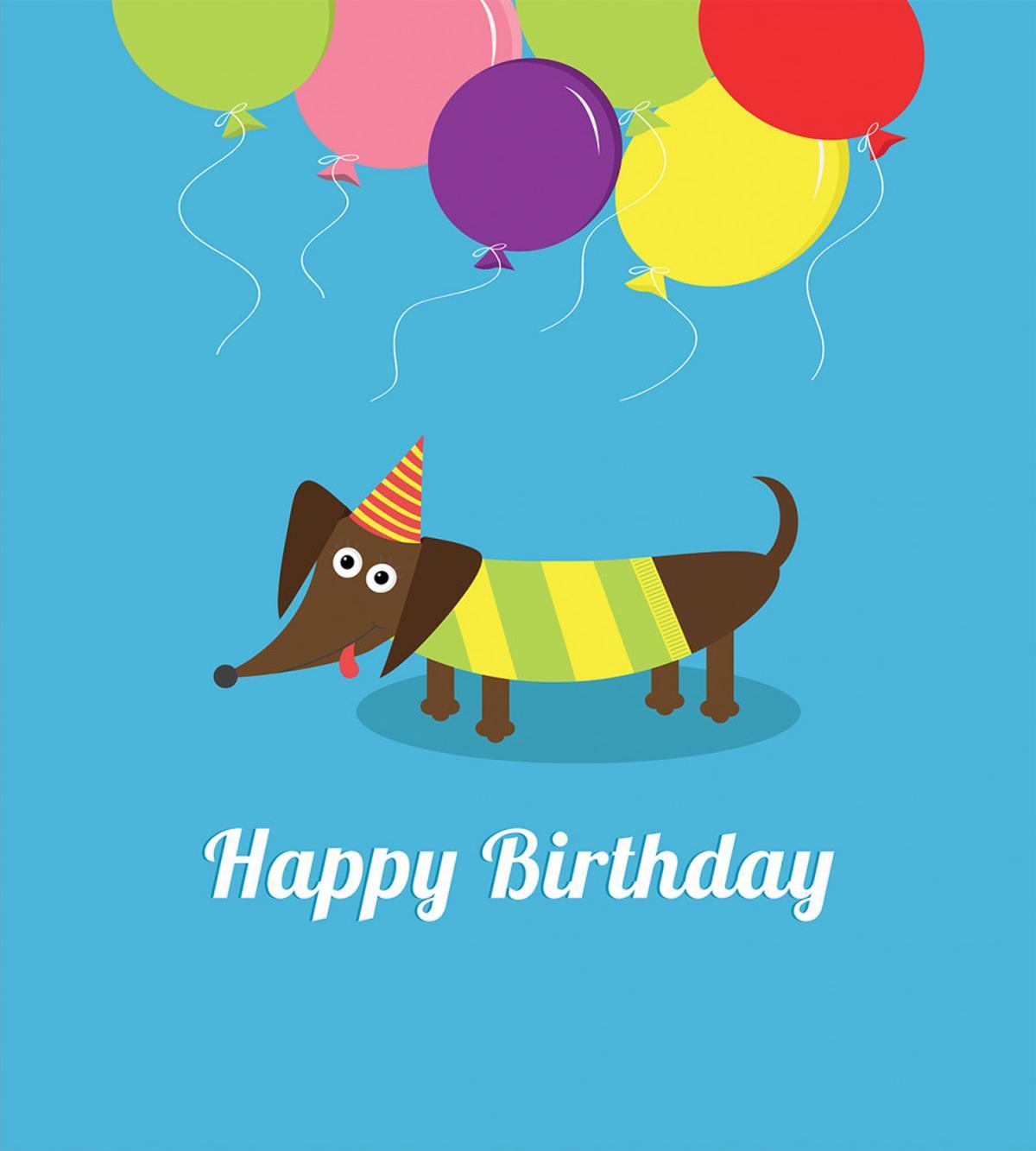 Dog and Balloons — Pattern