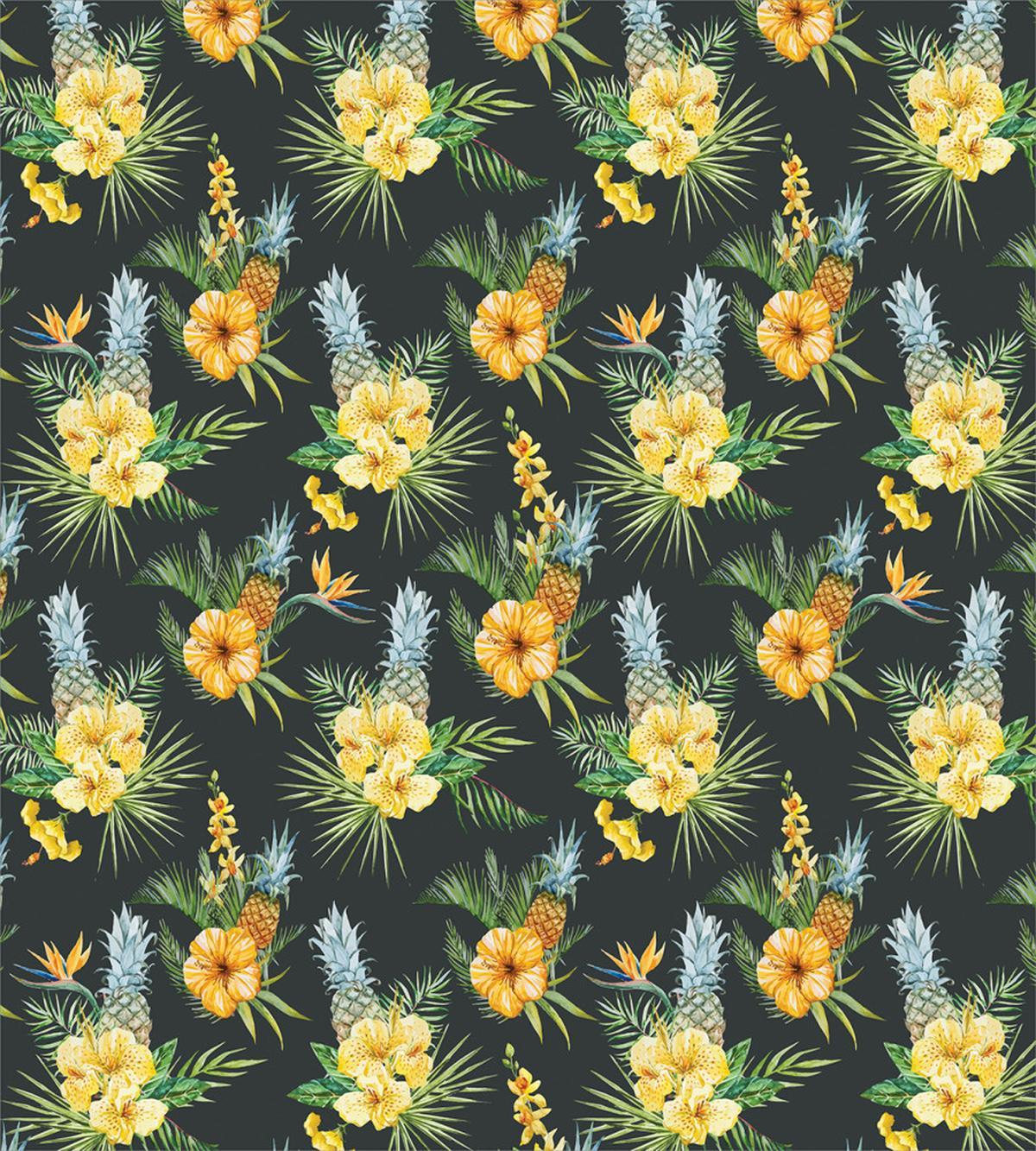 Tropic Flower Design — Pattern