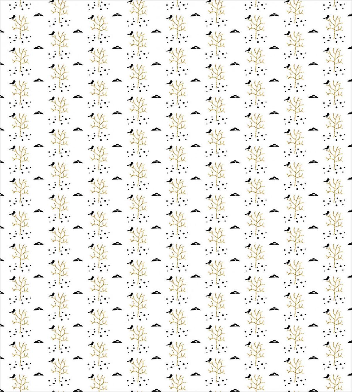 Bare Trees and Birds — Pattern