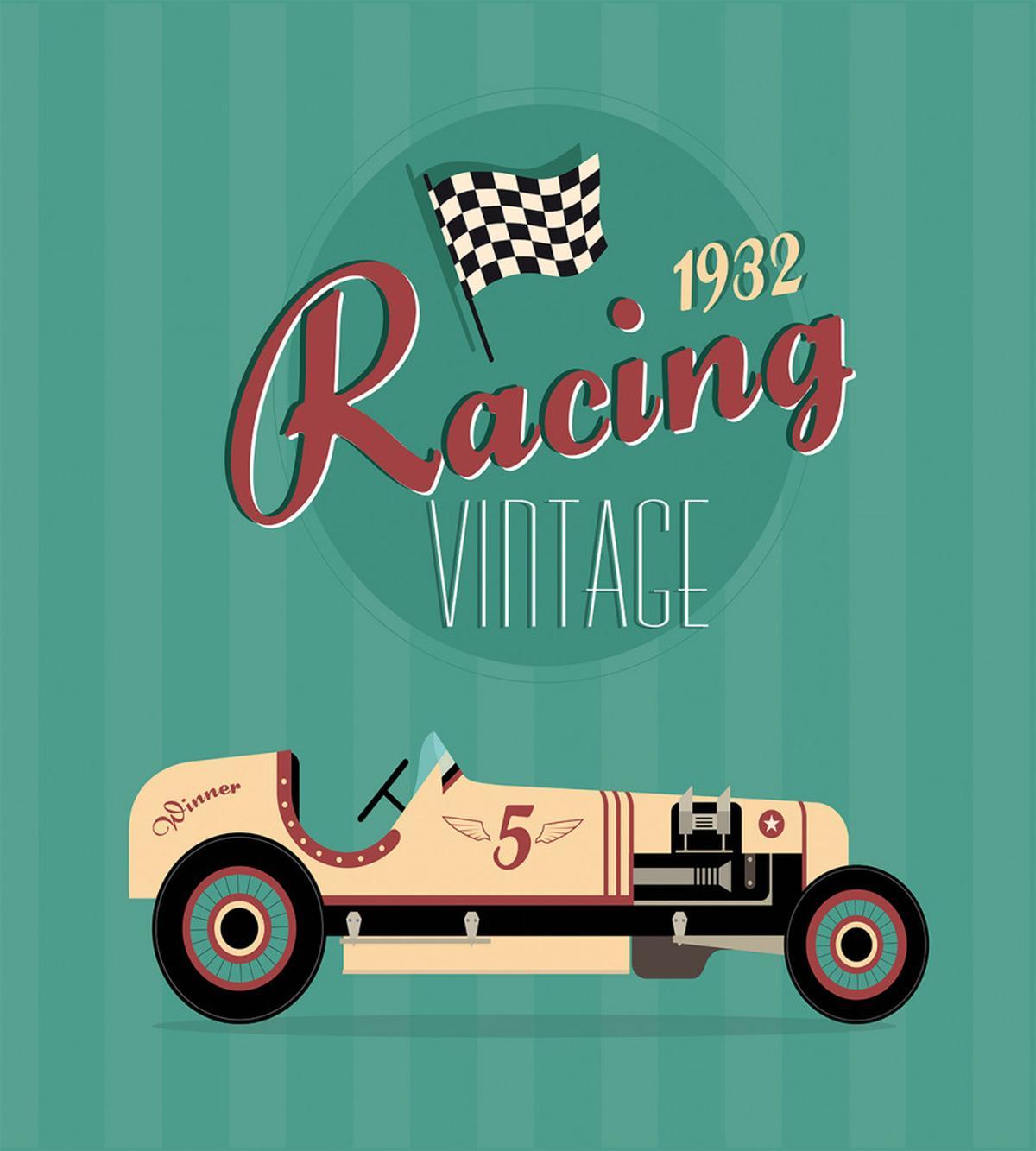 Vintage Style Automobile — Pattern