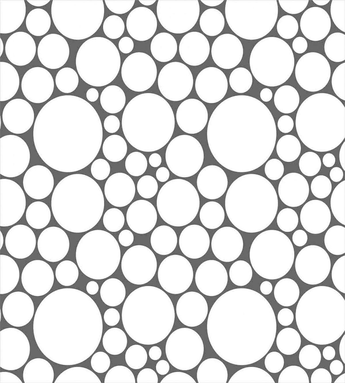 Grey White Circle — Pattern