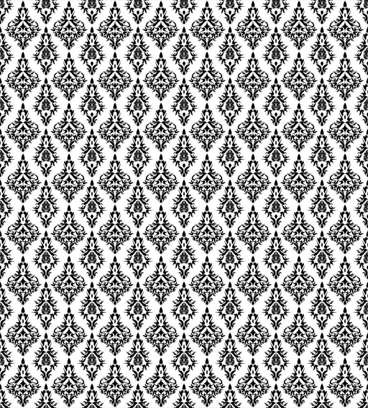 Black and White Baroque — Pattern