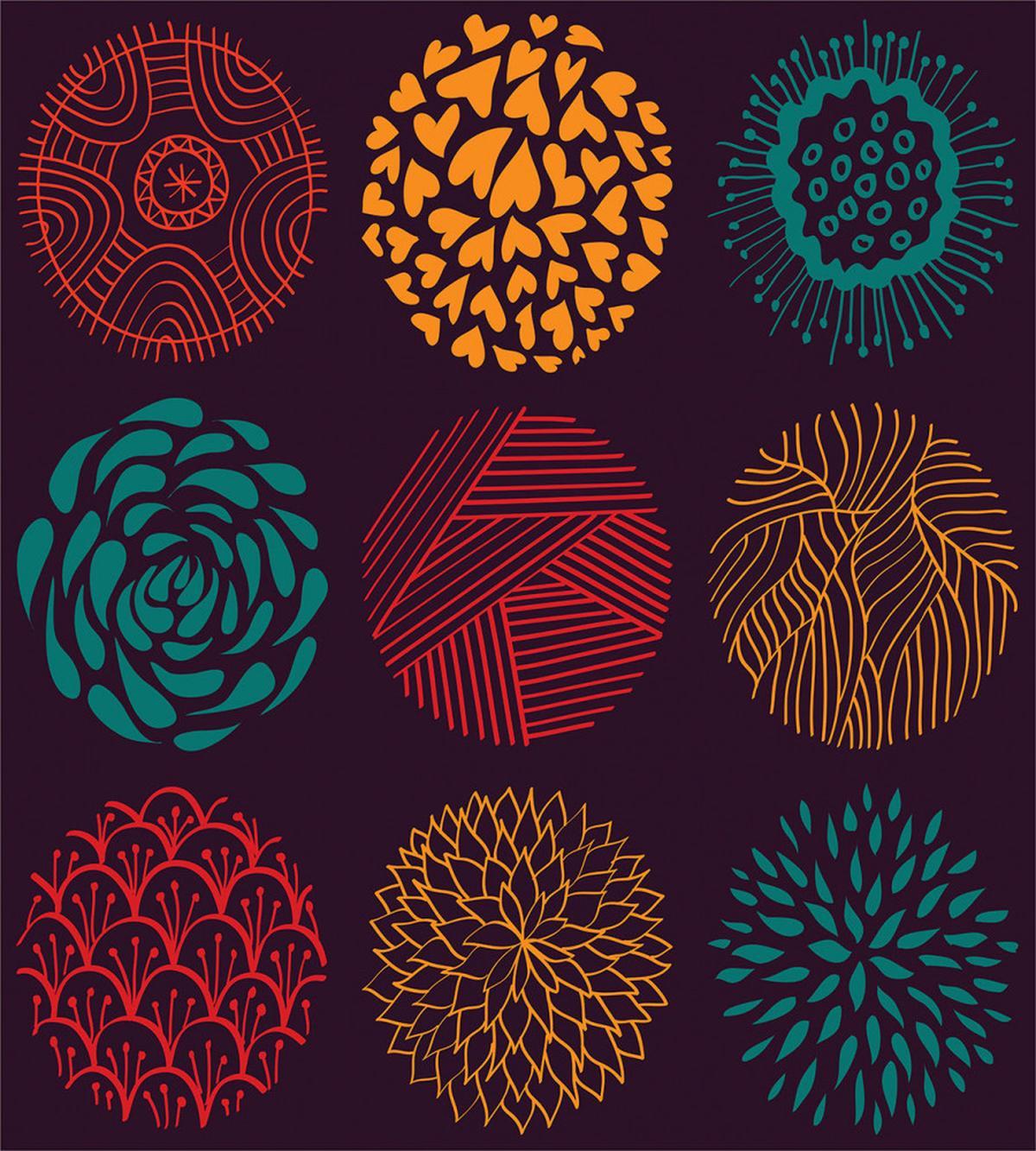 Flower Rose Petals — Pattern