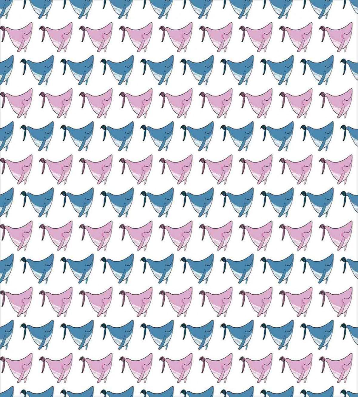 Swimming Happy Fish Sea — Pattern
