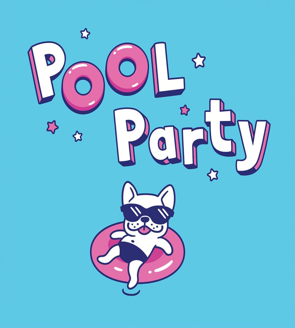 Funny Dog Stars Pool — Pattern