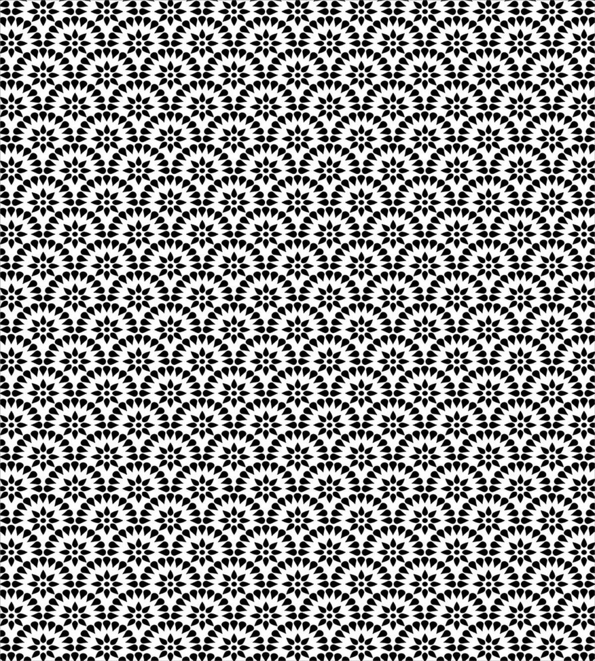 Monotone Round Leafy Items — Pattern