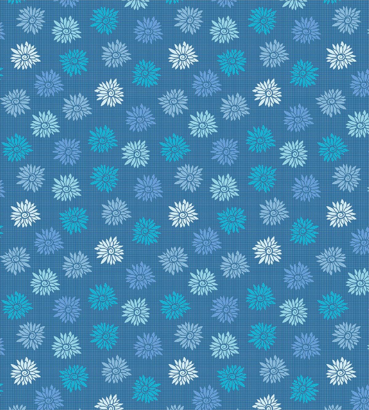 Ornamental Repeated Flowers — Pattern