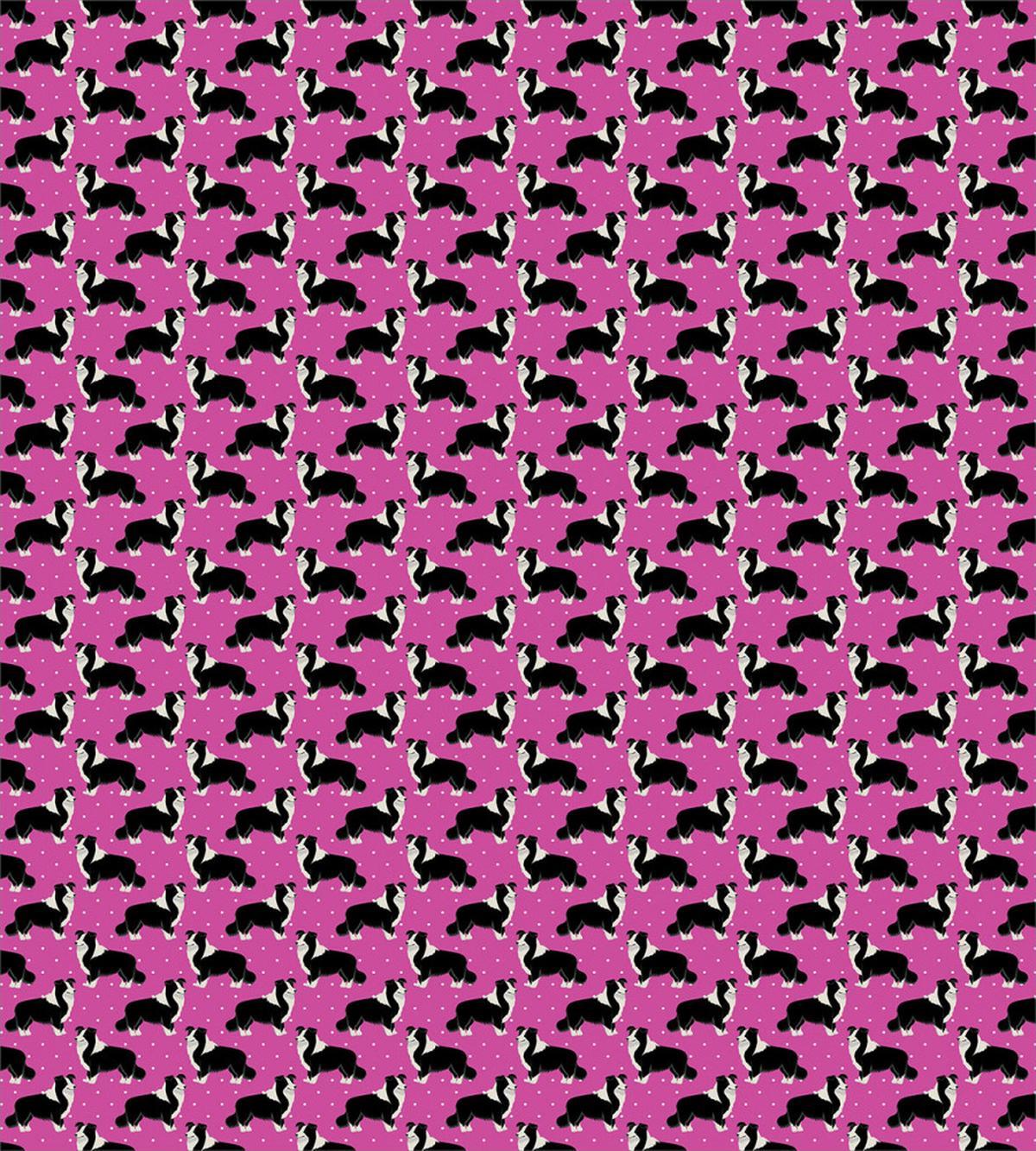 Furry Collie Dog — Pattern