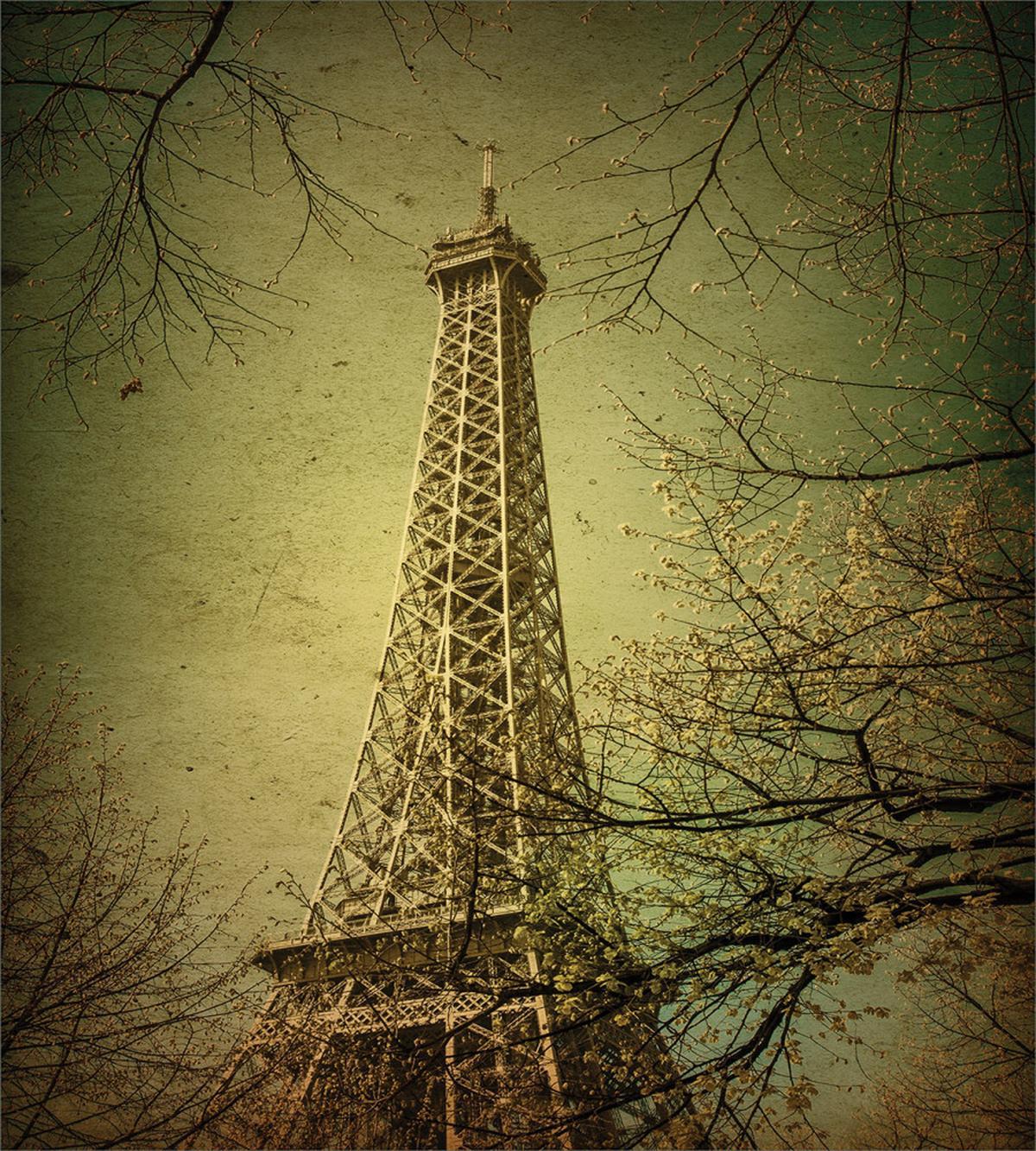 Fall Season Paris Art — Pattern