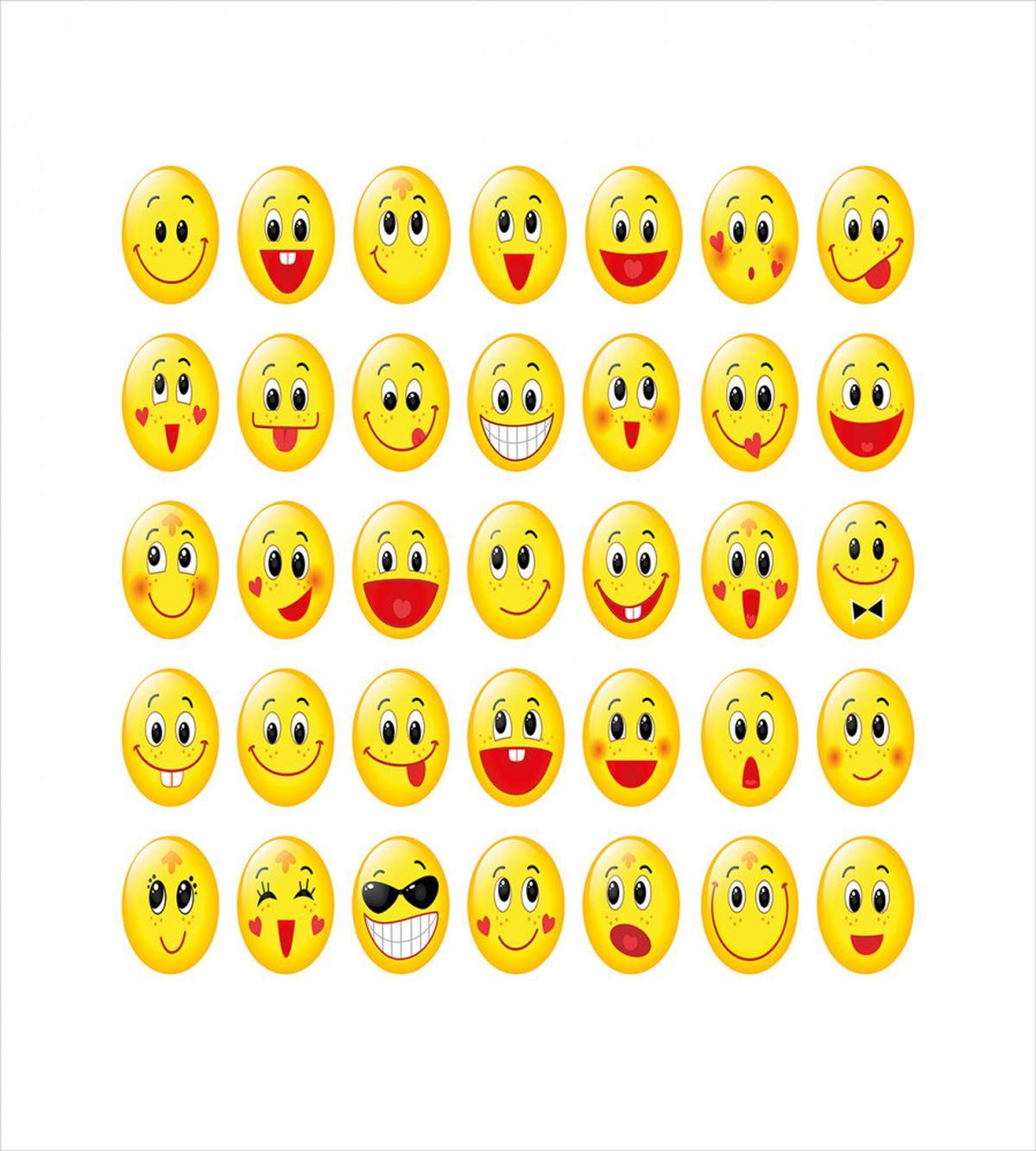 Funny Yellow Round Heads — Pattern