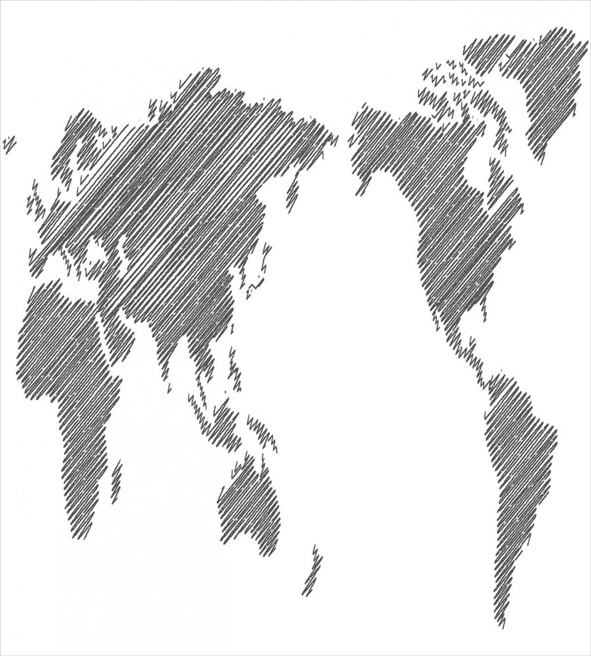 Sketchy Continents — Pattern