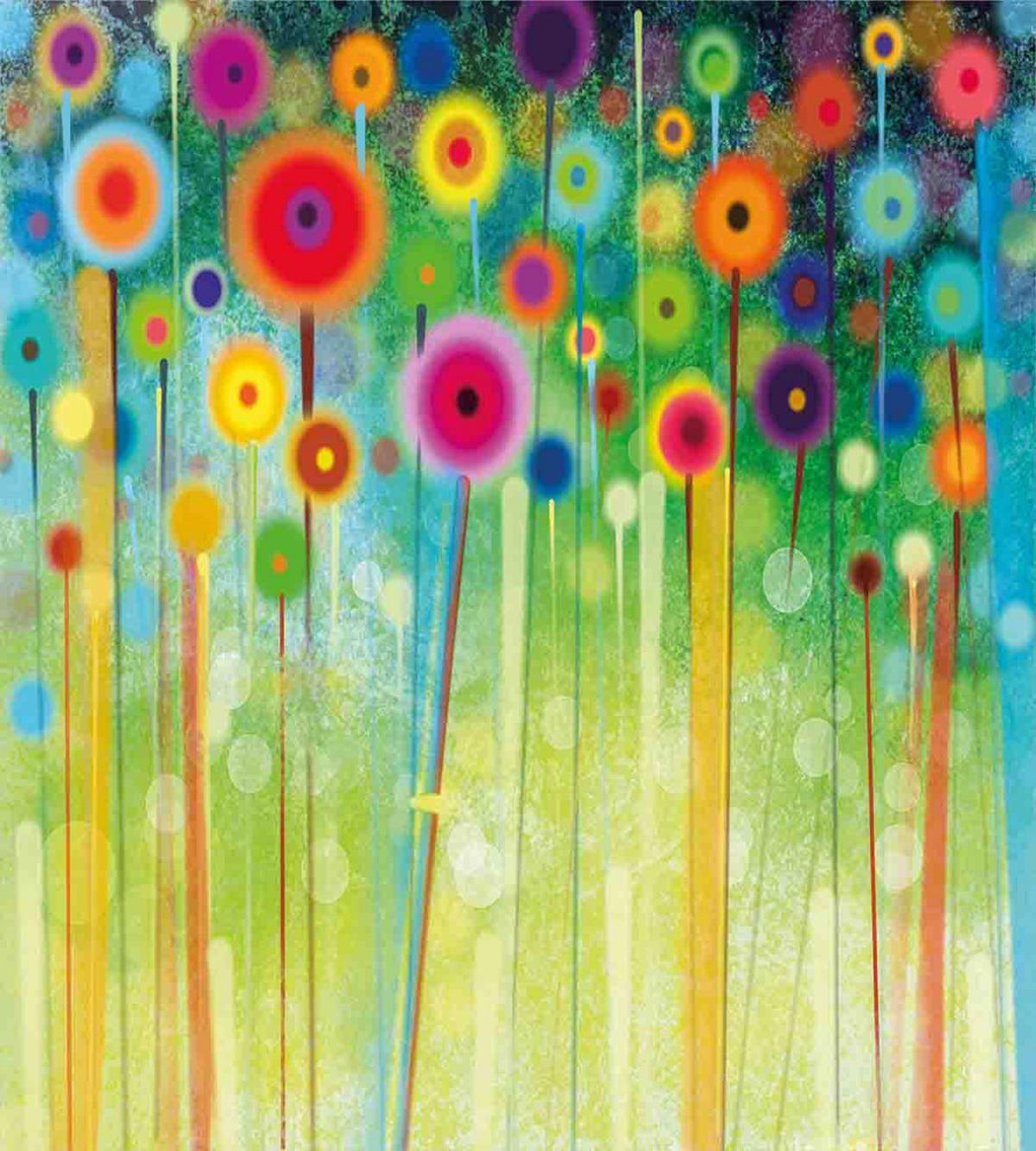 Abstract Art Dandelion — Pattern