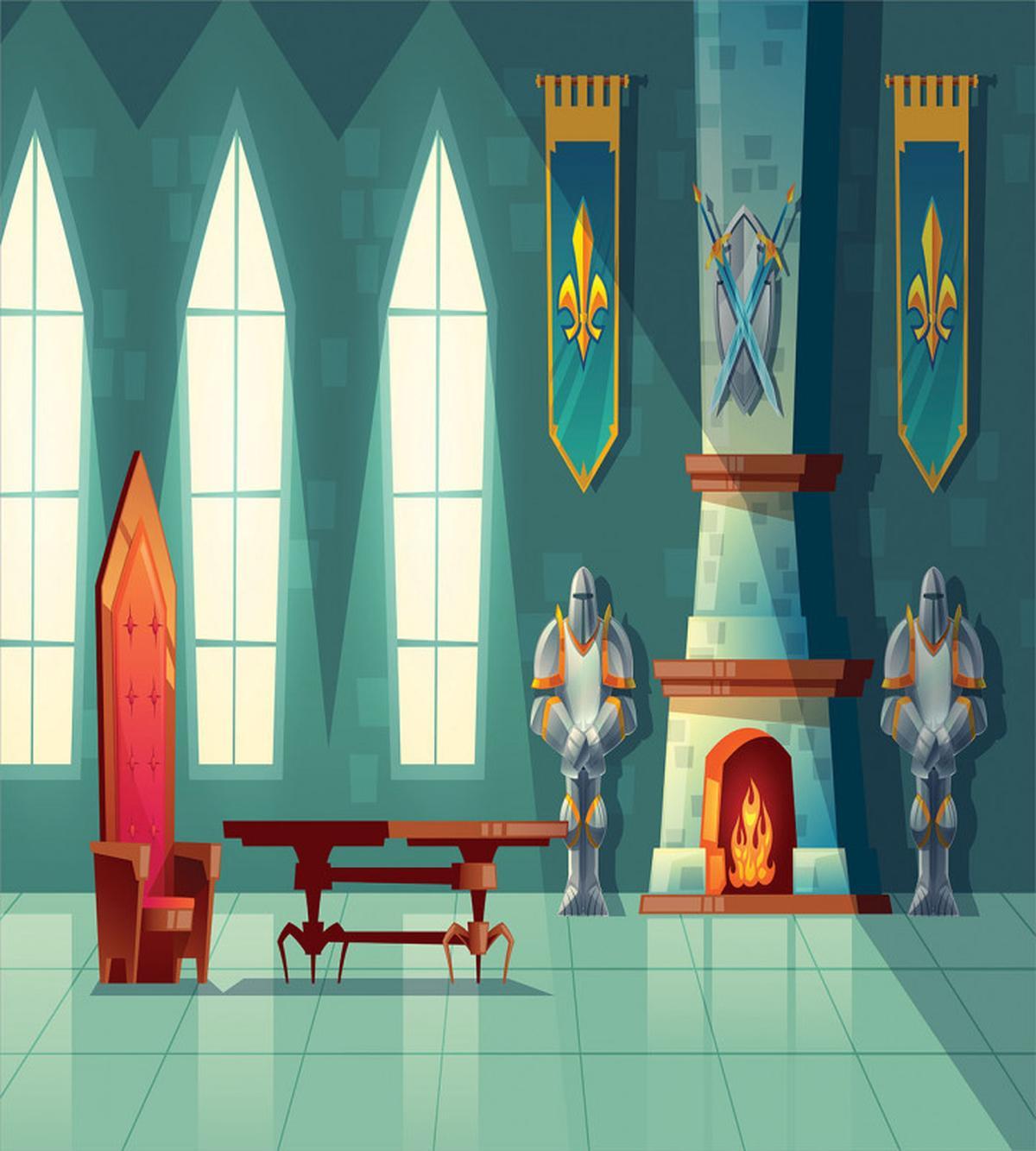 Cartoon of Royal Castle — Pattern