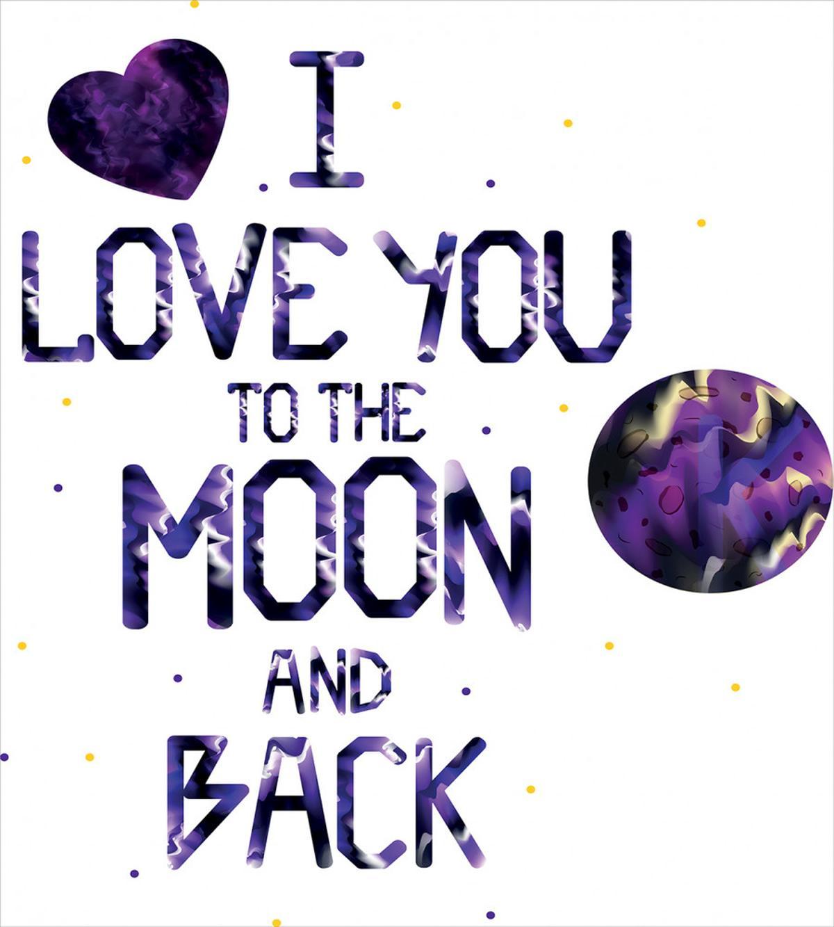 Universe Moon Heart — Pattern