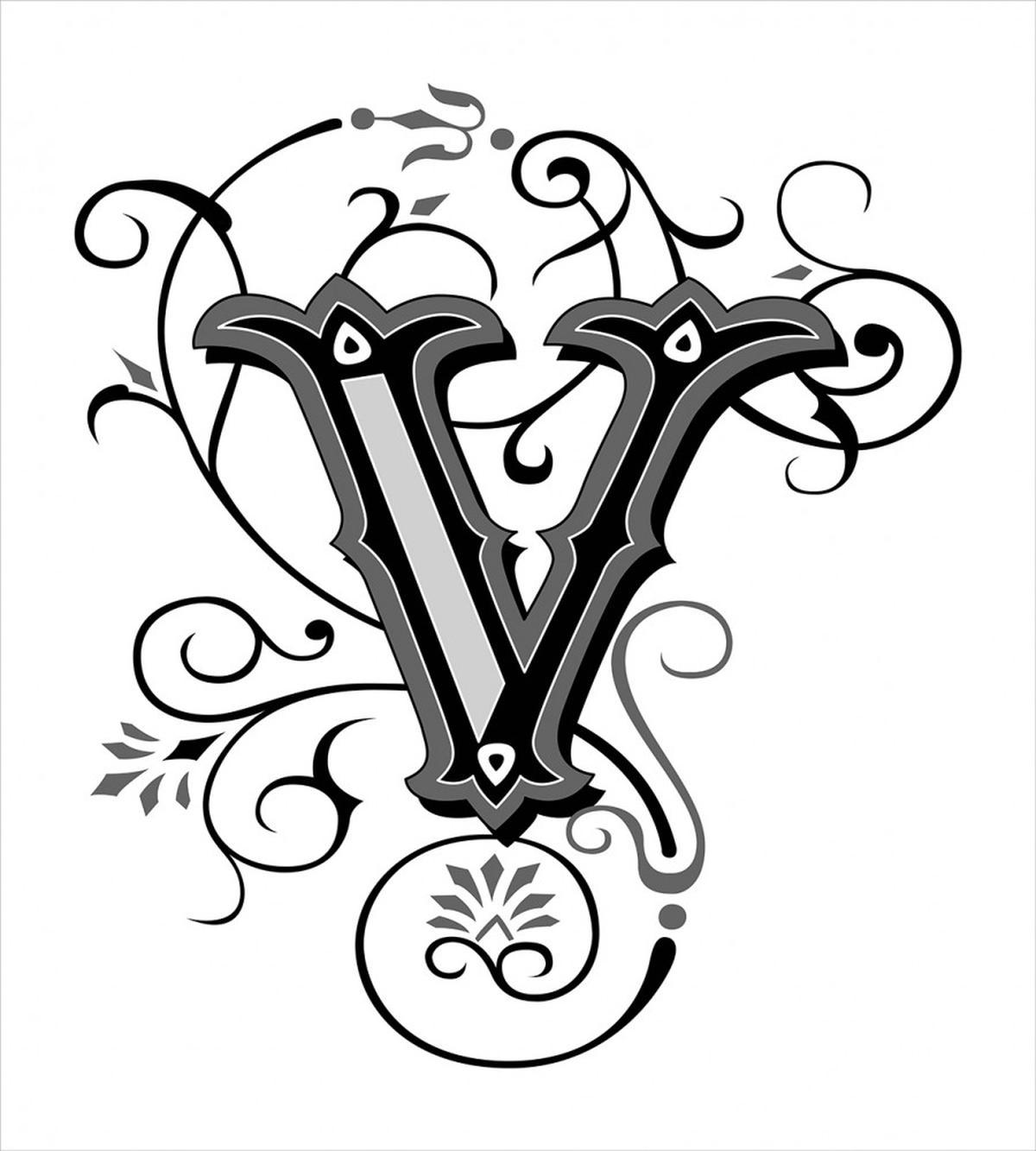 Gothic Halloween Font — Pattern