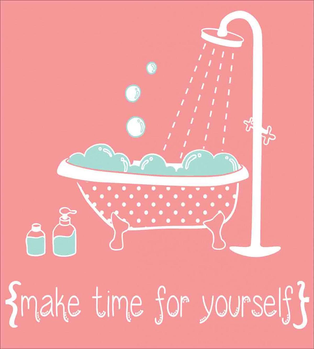 Tub with Inspirational Saying — Pattern