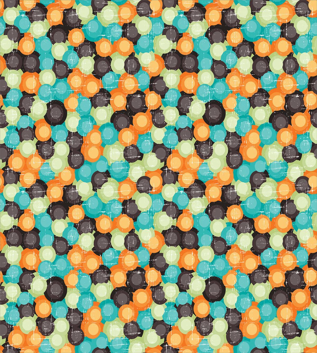 Vibrant Toned Circles — Pattern