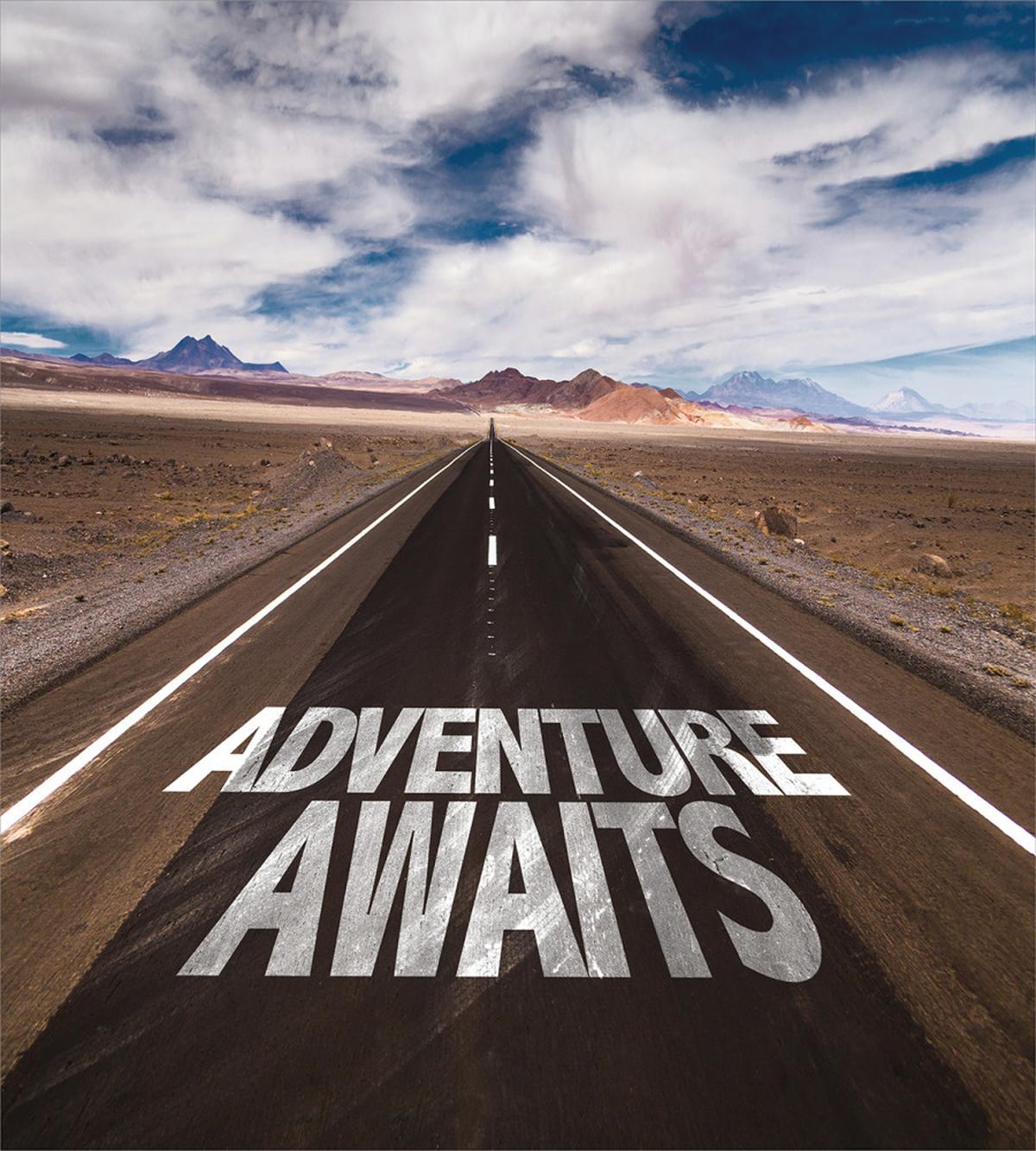 Road Trip Words Art — Pattern