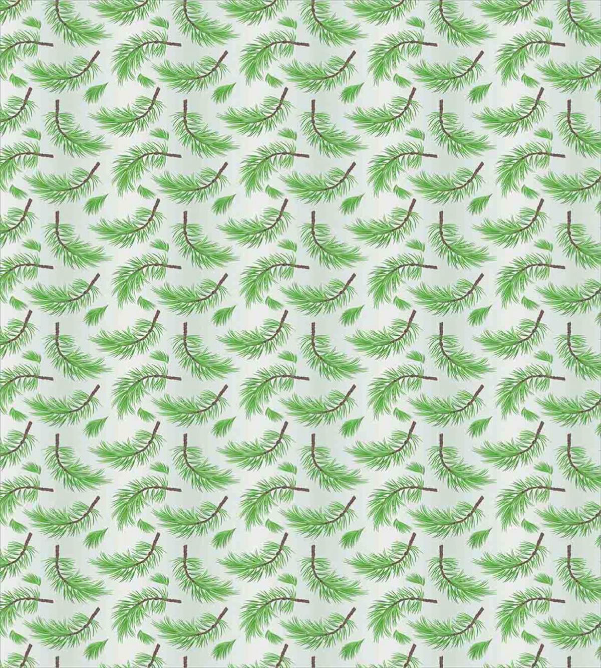 Falling Pine Tree Branches — Pattern