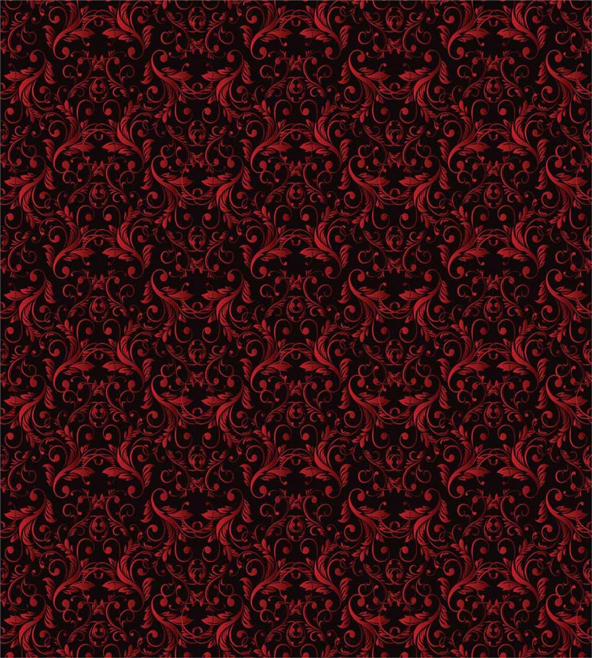 Swirls Flowers Ethnic — Pattern
