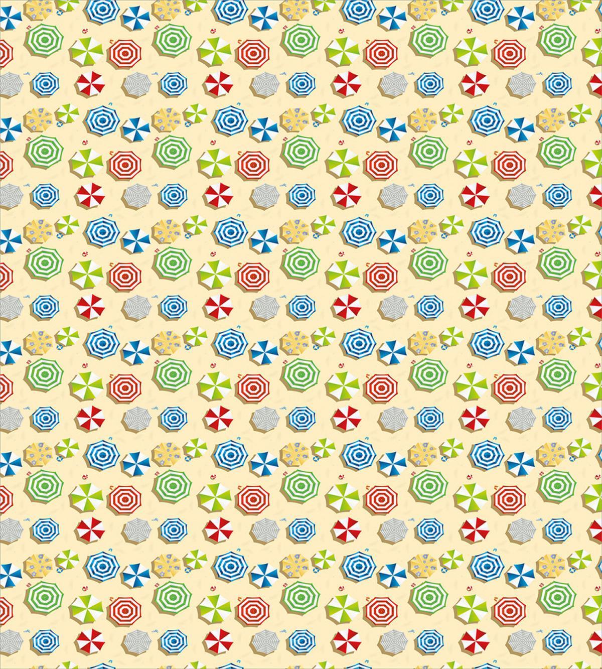 Umbrellas on the Beach — Pattern