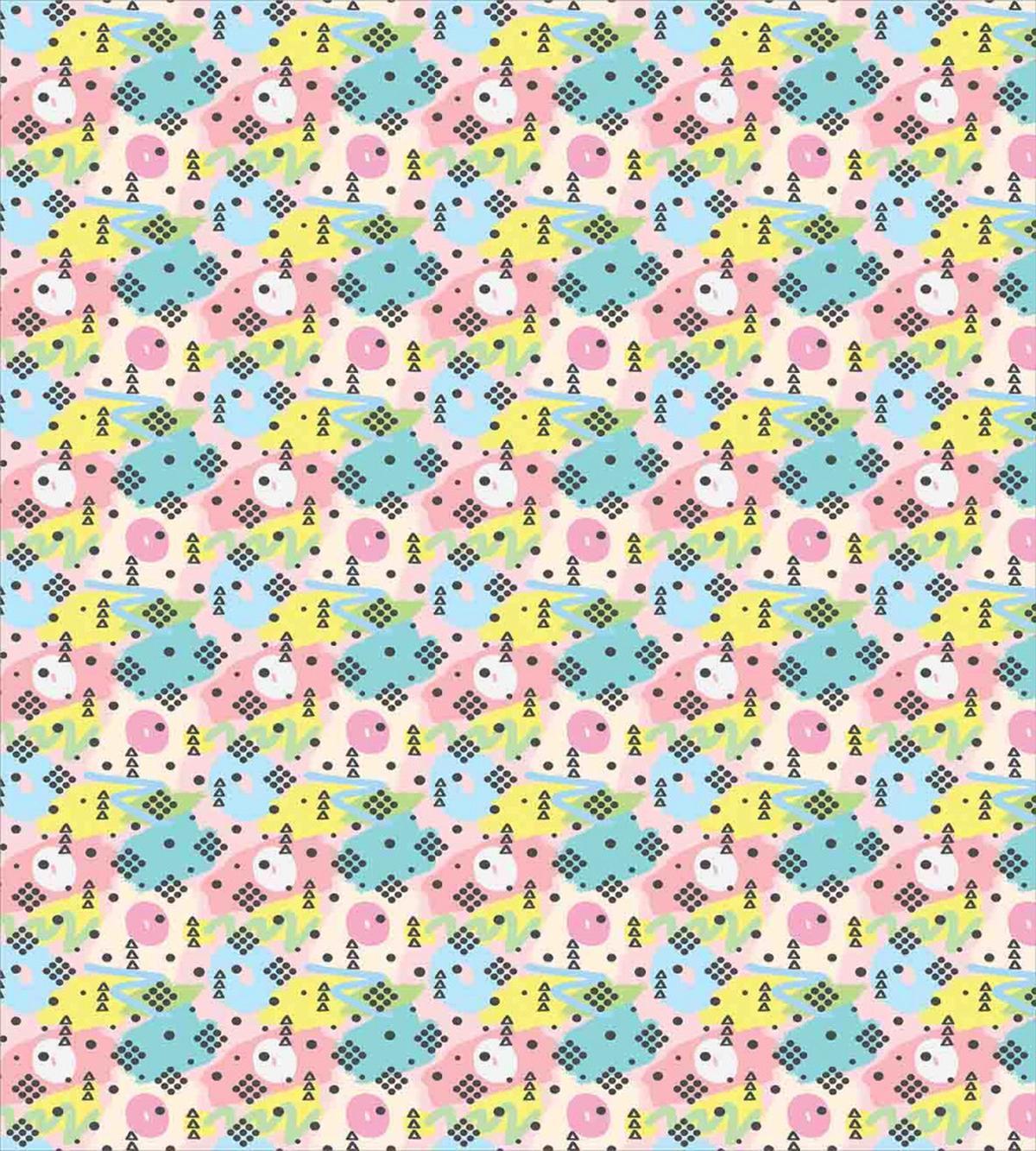 Brush Strokes Folk — Pattern
