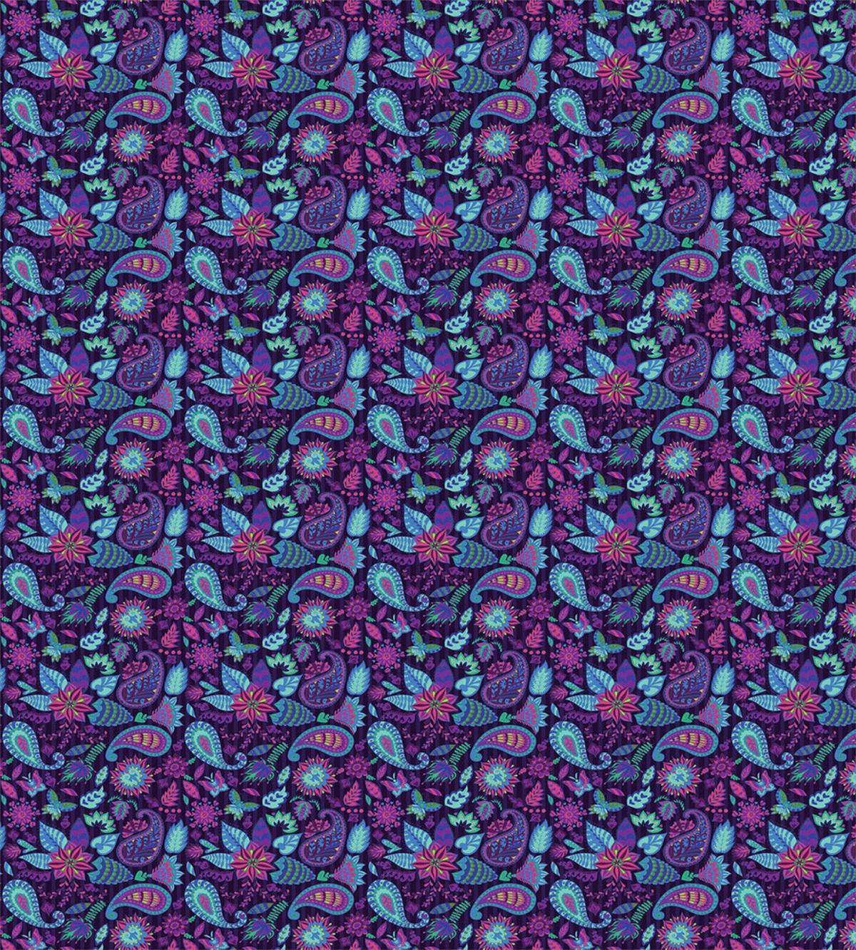 Paisley Teardrops Motif — Pattern