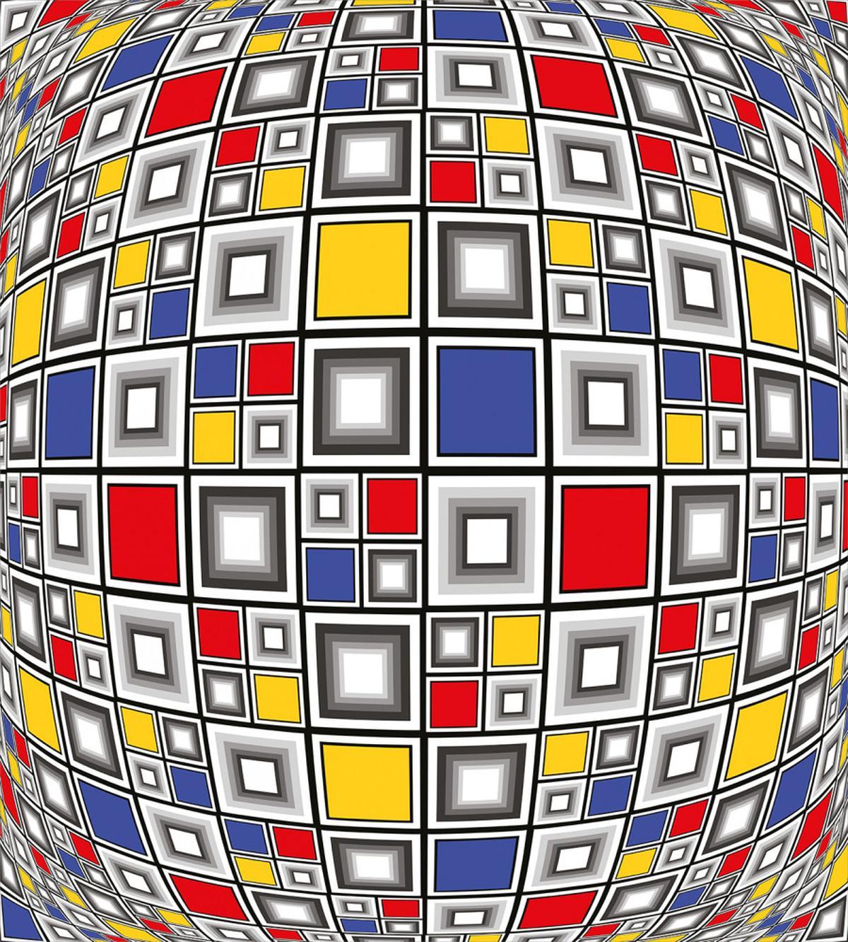 Colored Mosaic Square — Pattern