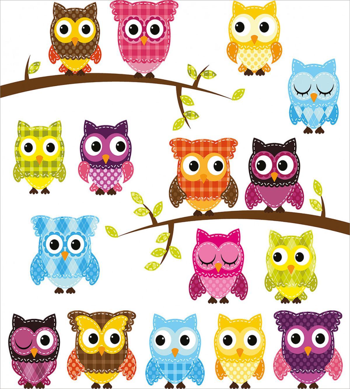 Patchwork Style Owls — Pattern