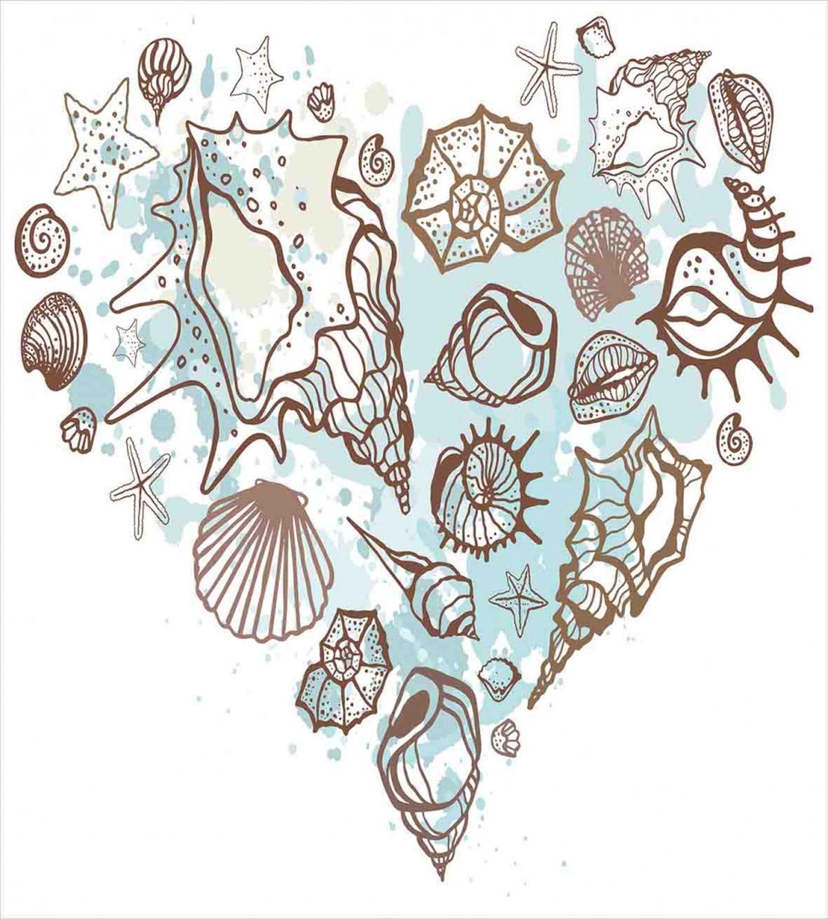 Scallop Starfish Whelk — Pattern
