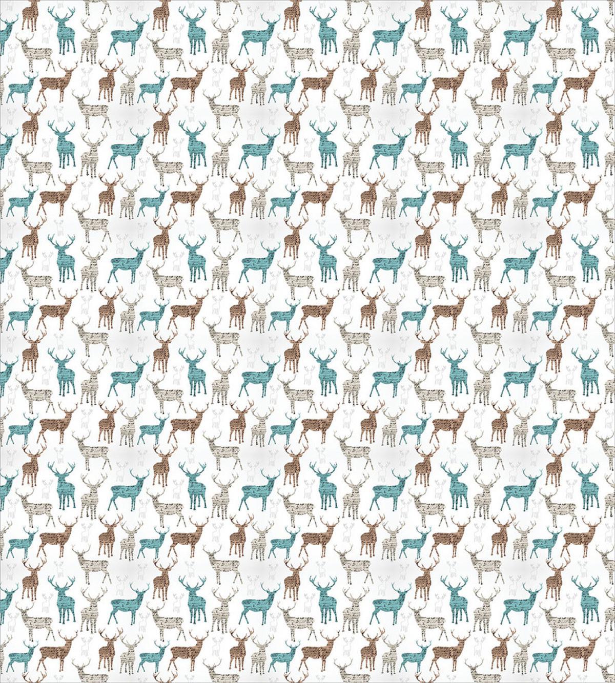 Reindeer Silhouettes — Pattern