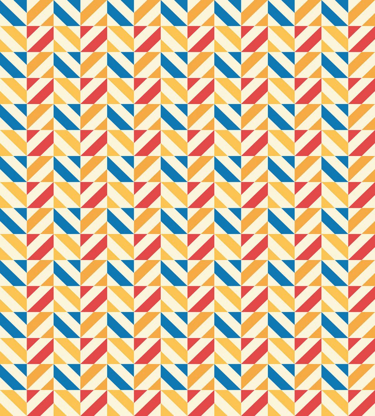 Diagonally Striped Squares — Pattern