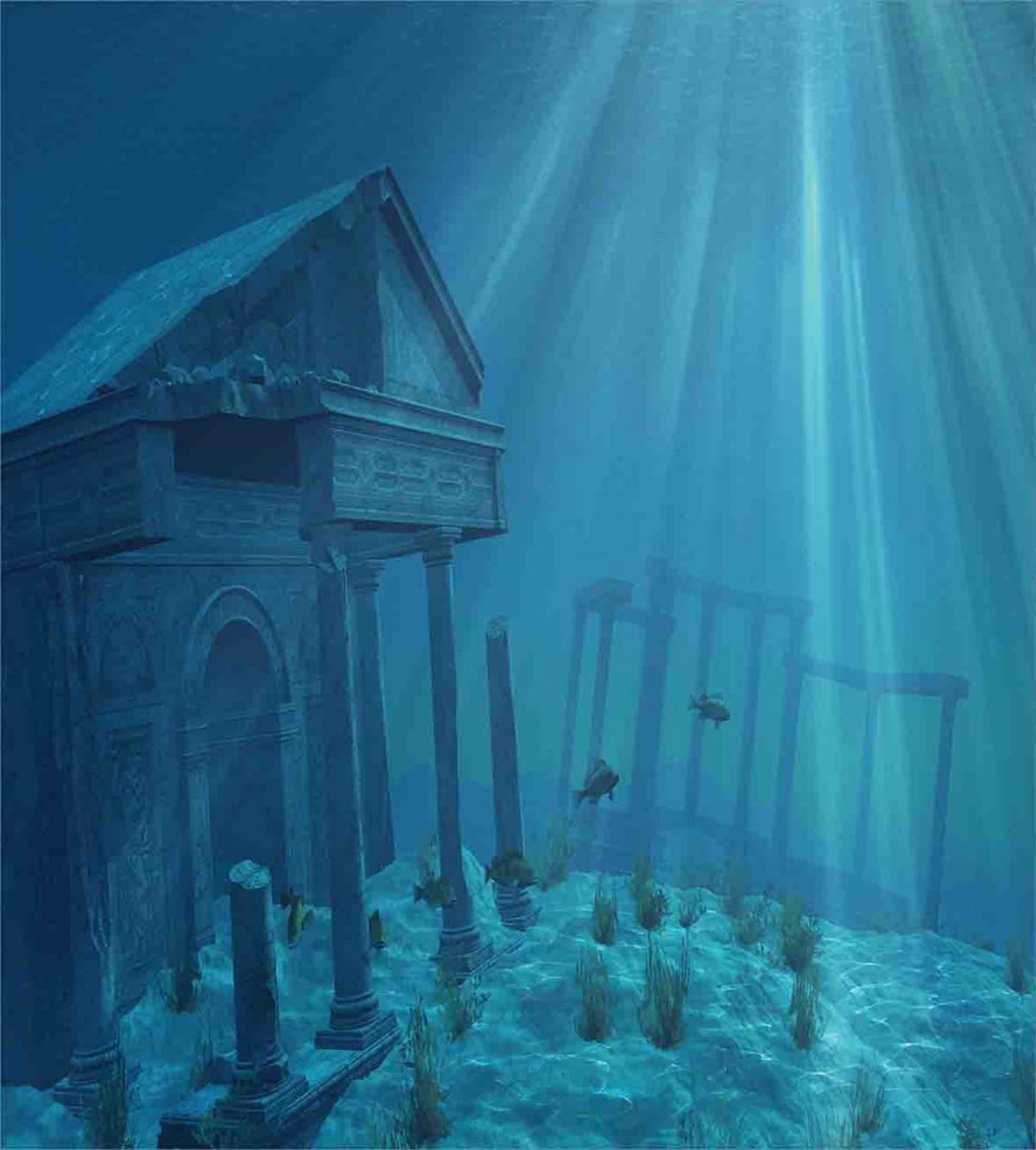 Sun Rays over Ruins Sea — Pattern