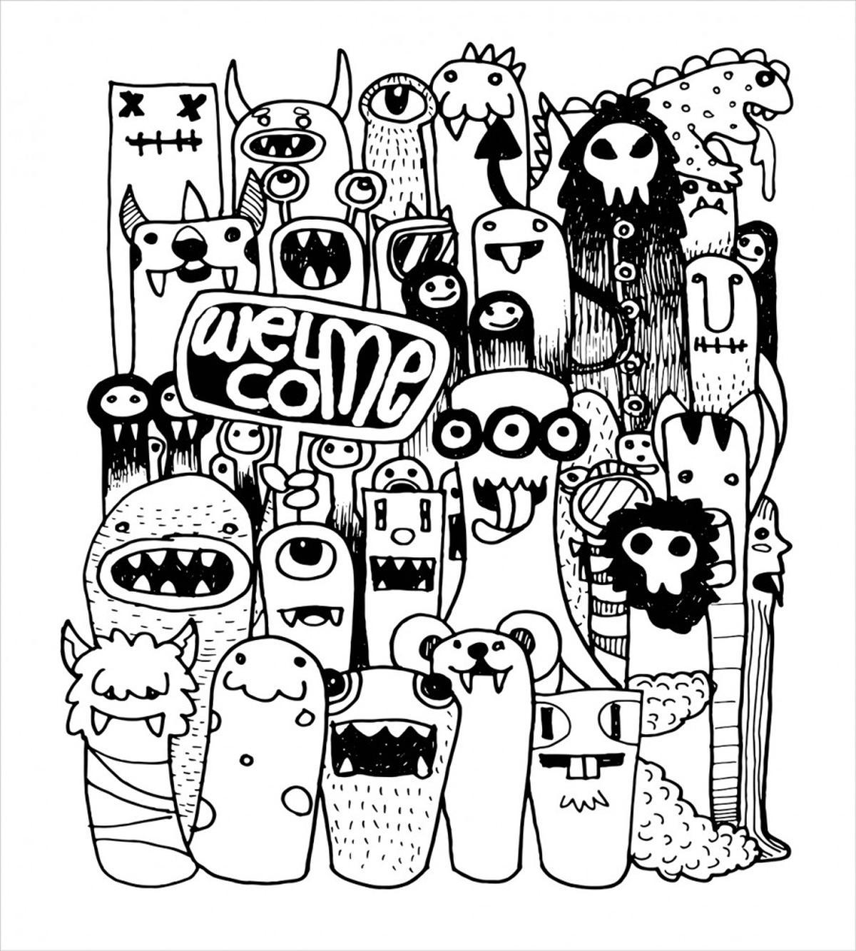 Welcoming Monster — Pattern