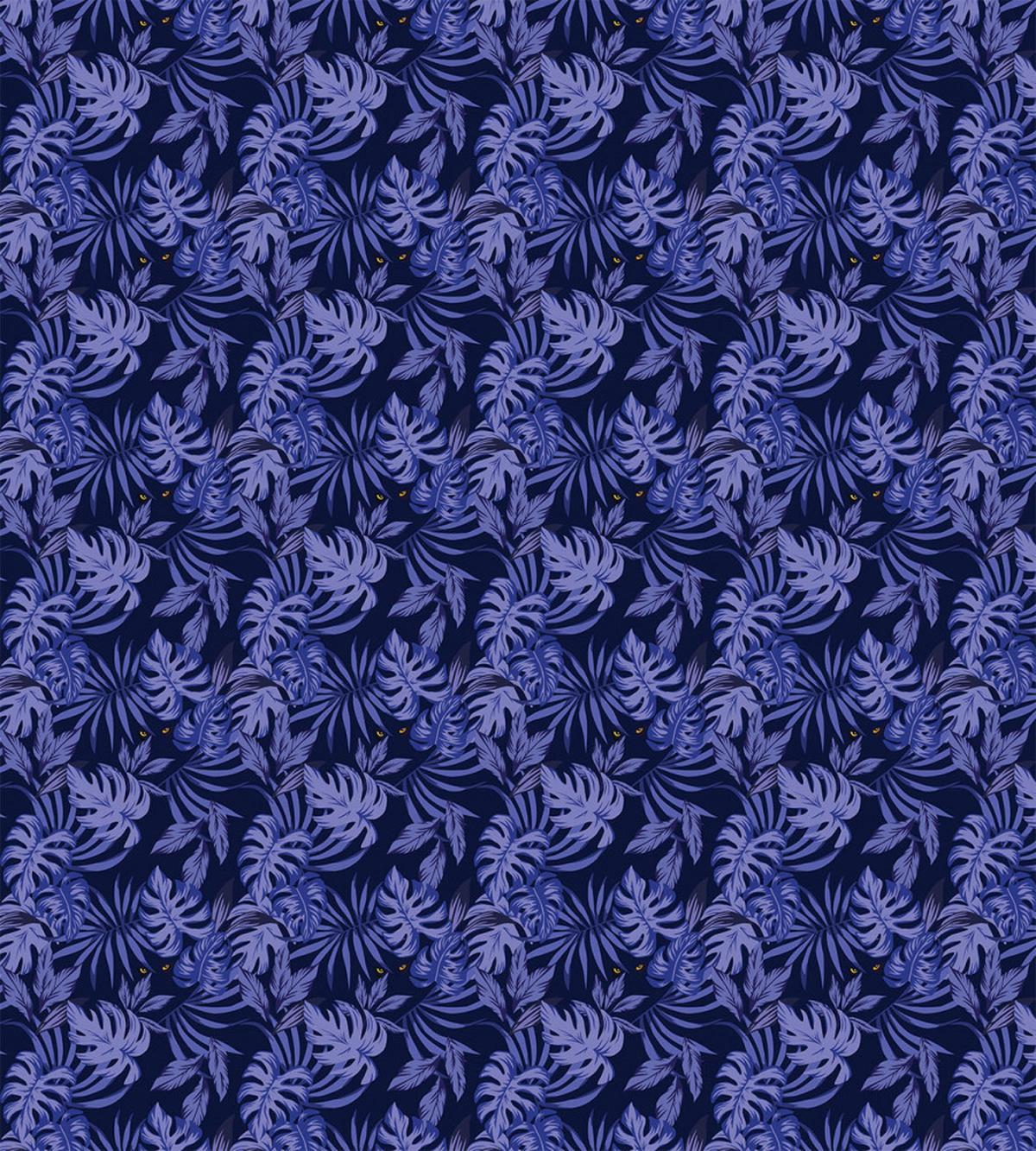 Night Jungle Panther Eyes — Pattern