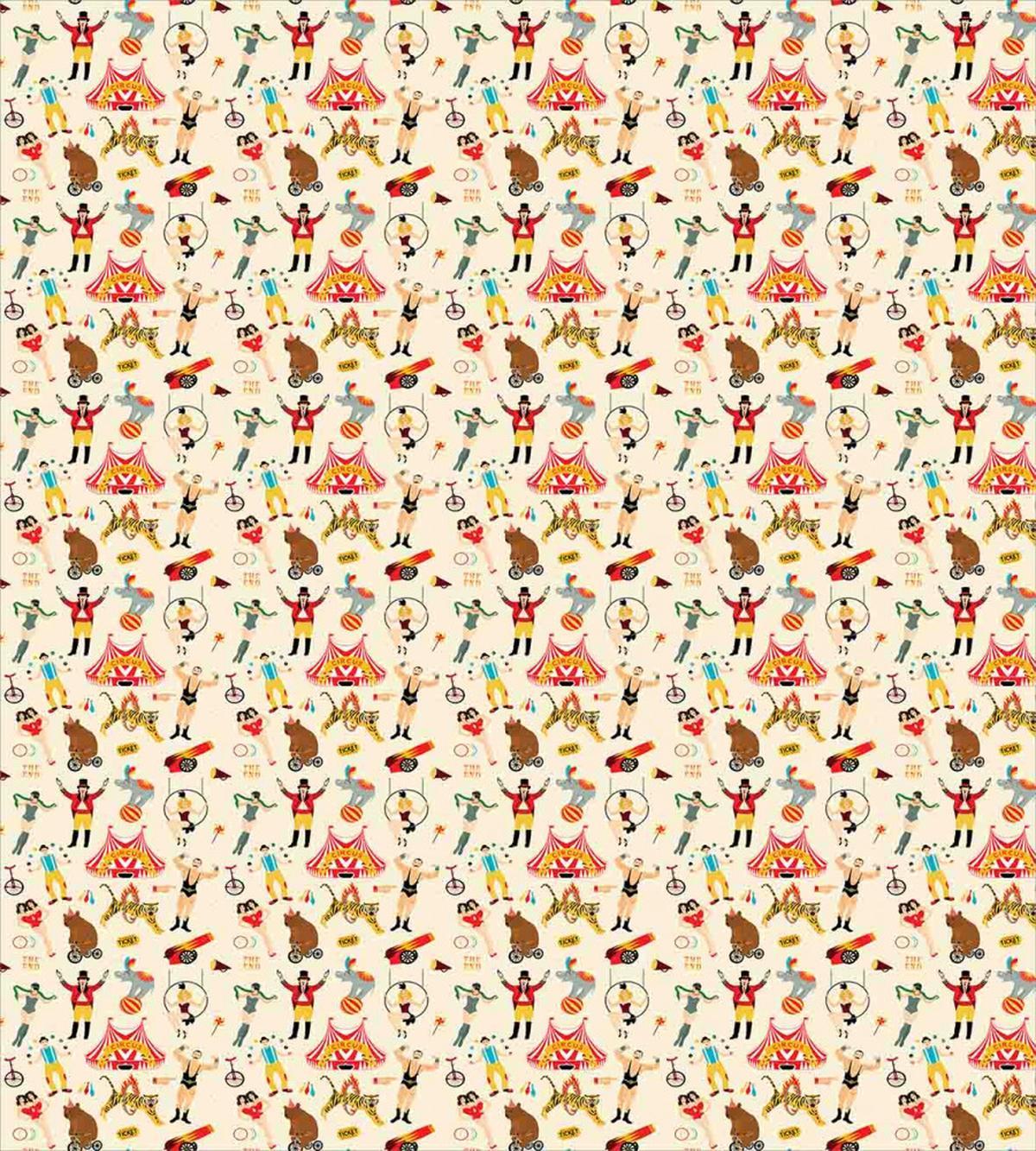 Retro Circus Firgures — Pattern