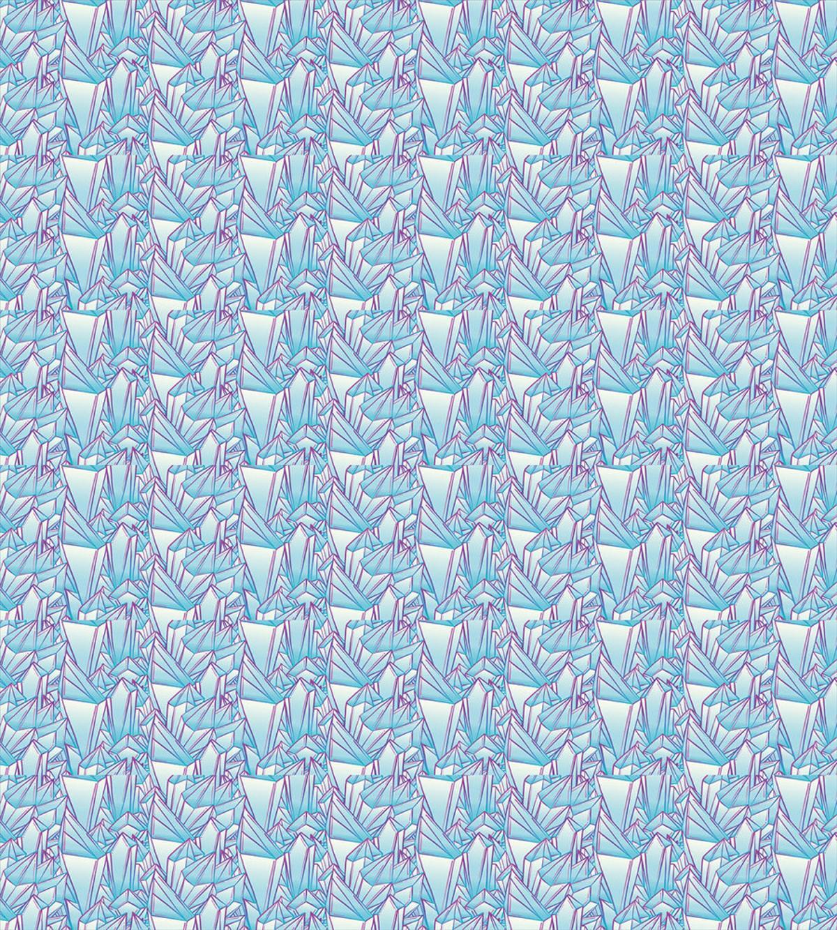 Pattern Blue Toned Crystals — Pattern