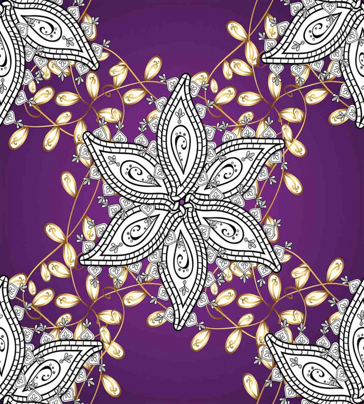 Vintage Floral Petals — Pattern