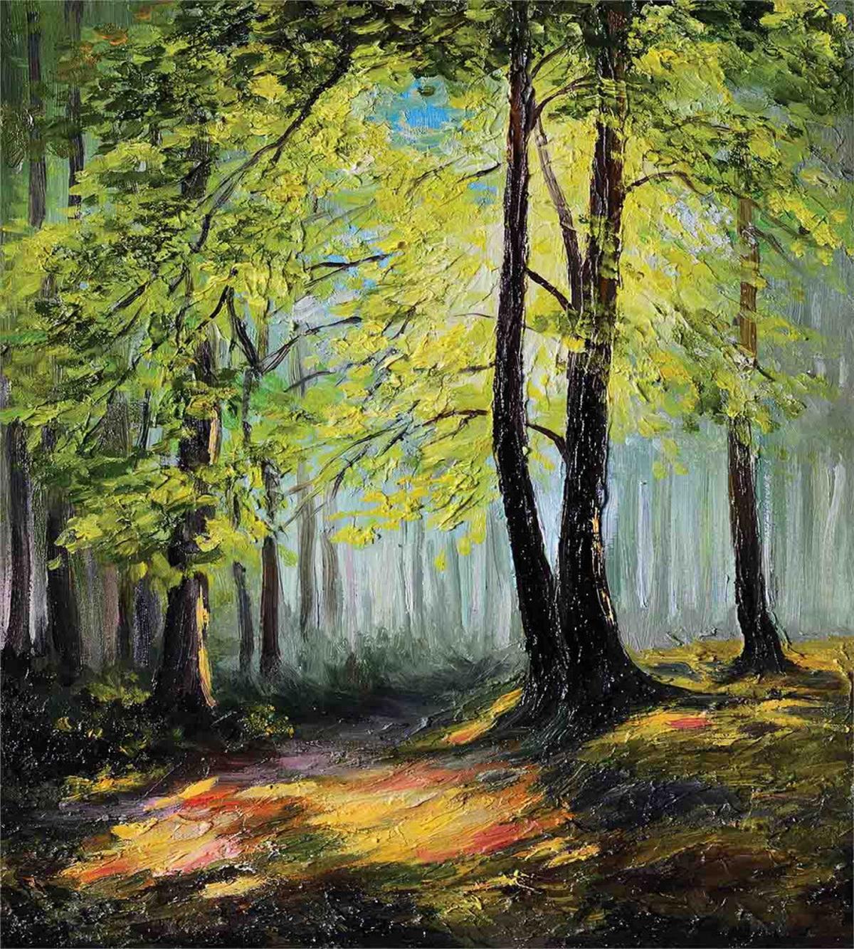 Fall Forest Landscape — Pattern