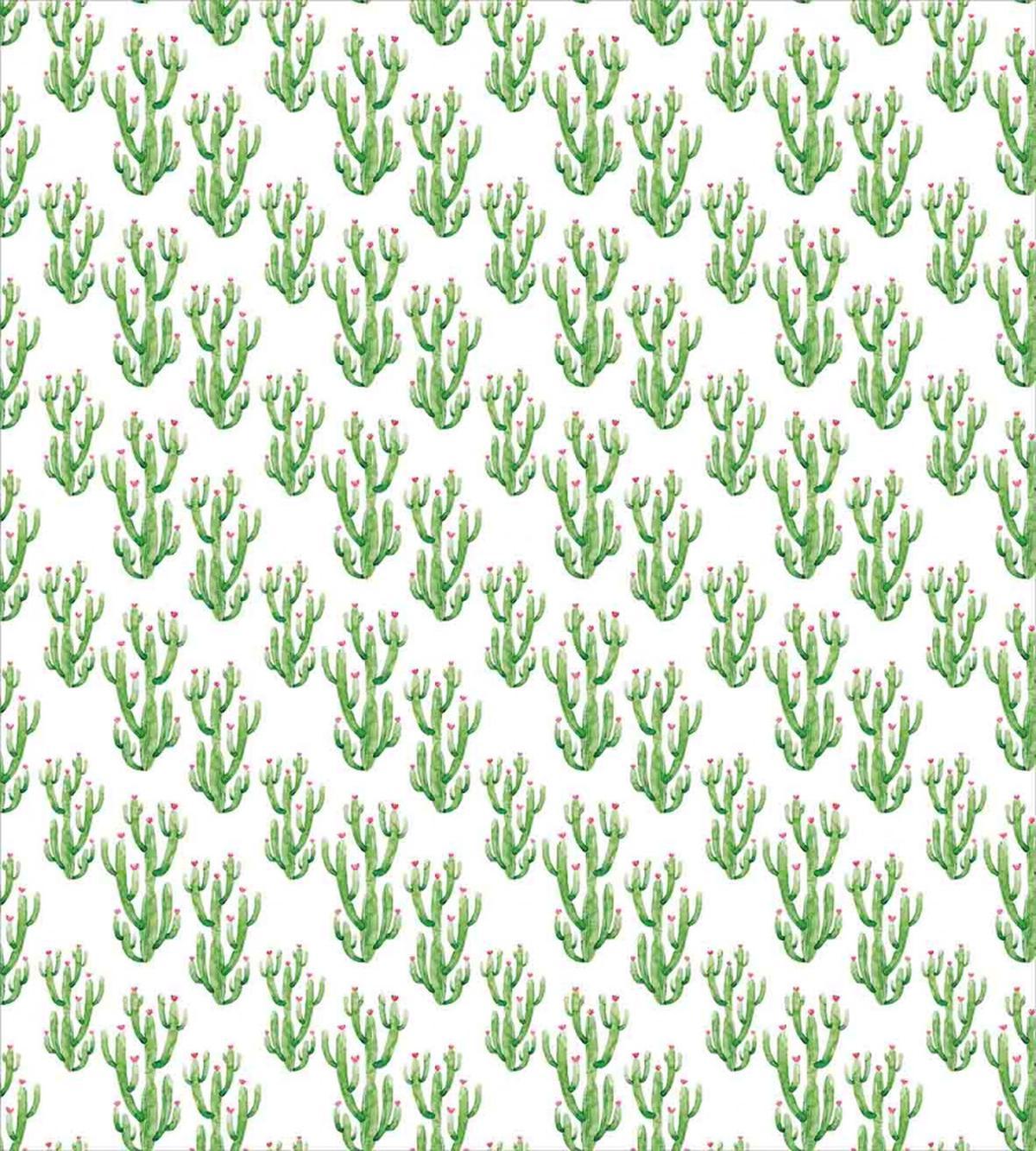 Watercolor Cactus Plant — Pattern