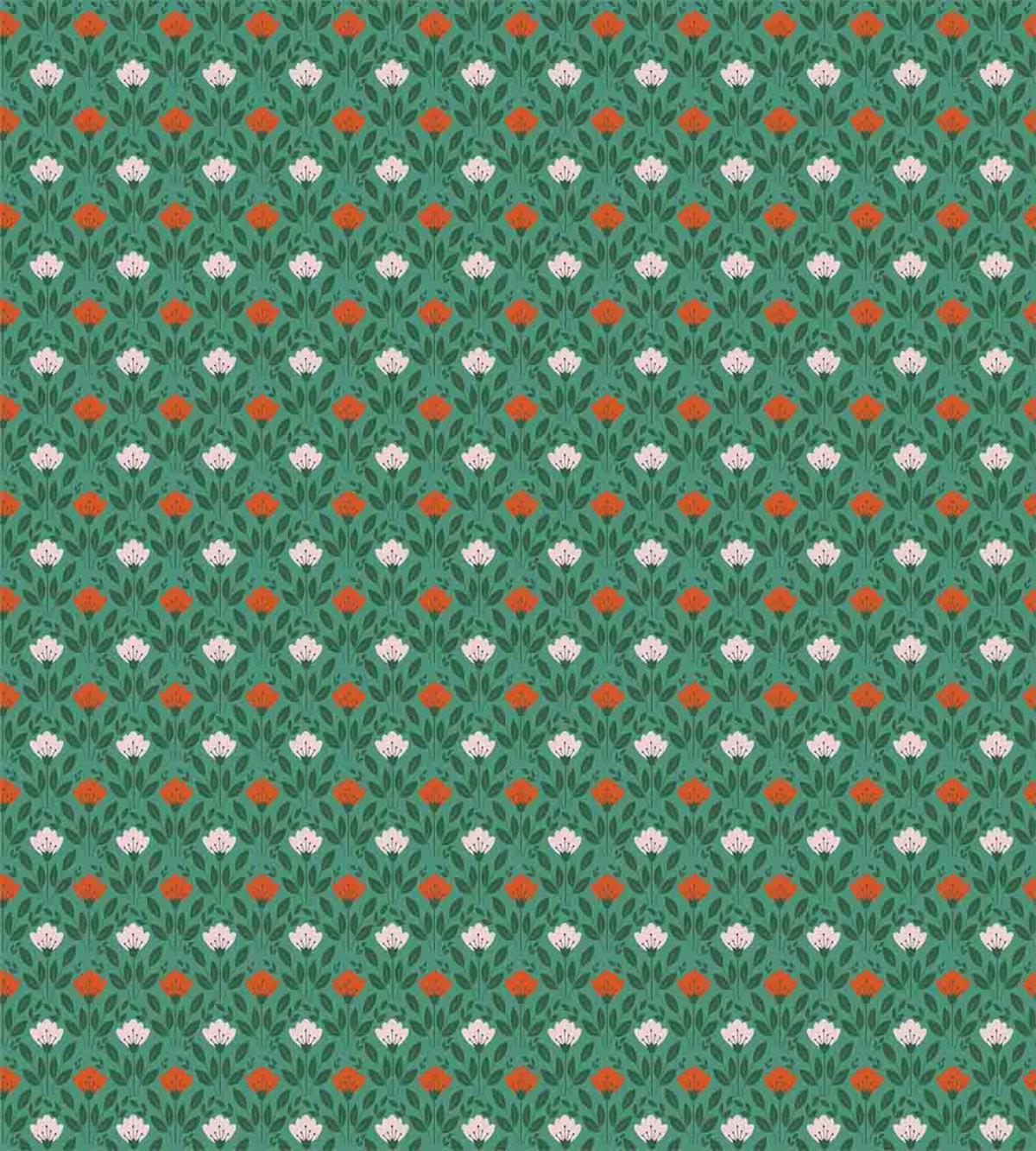 Ornate Spring Scene — Pattern