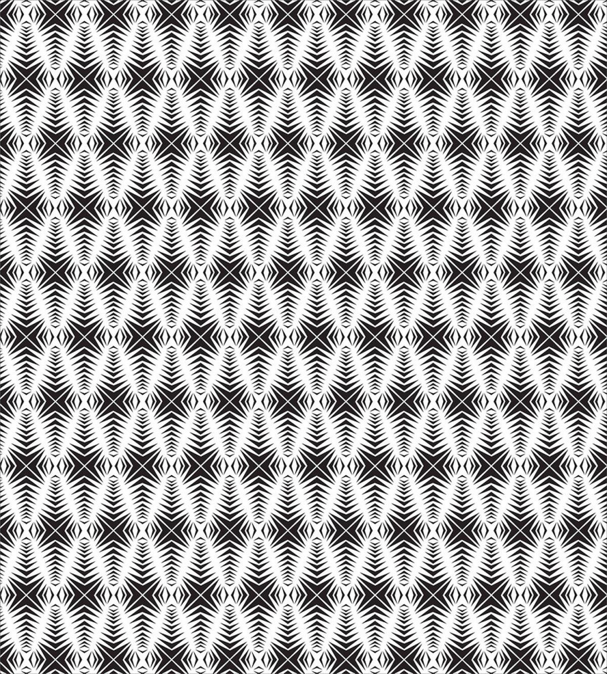 Modern Art Illusion Motif — Pattern